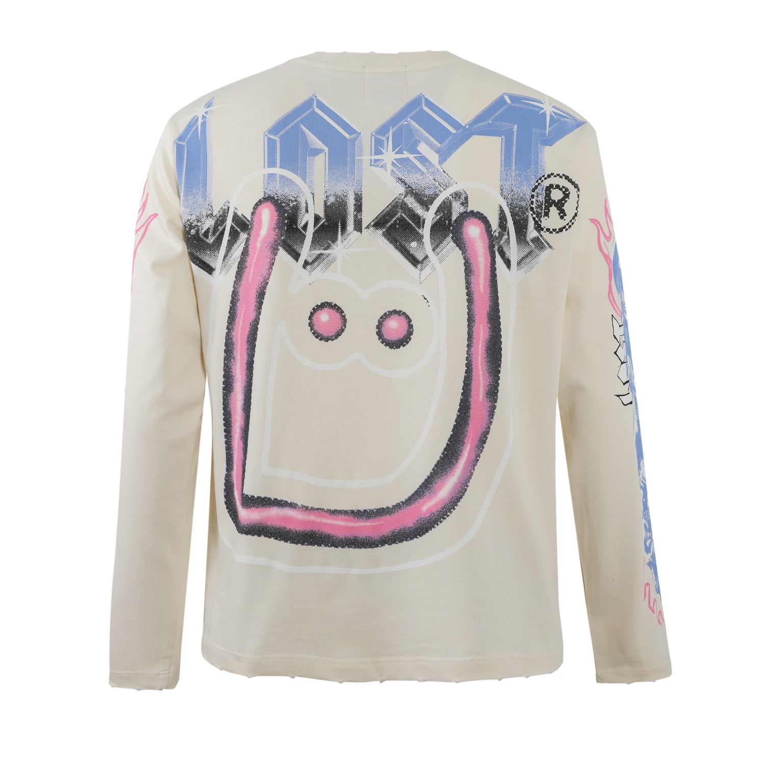Lost Intricacy x UNKWNism Cream/Pink Long Sleeve