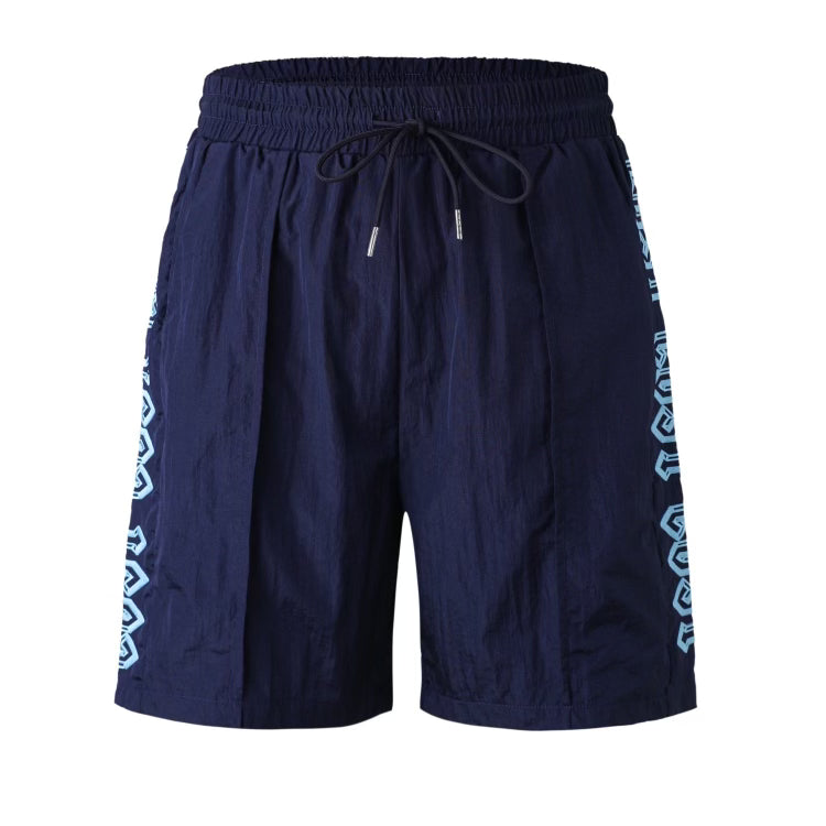 Lost Intricacy Nylon Shorts Navy/Carolina