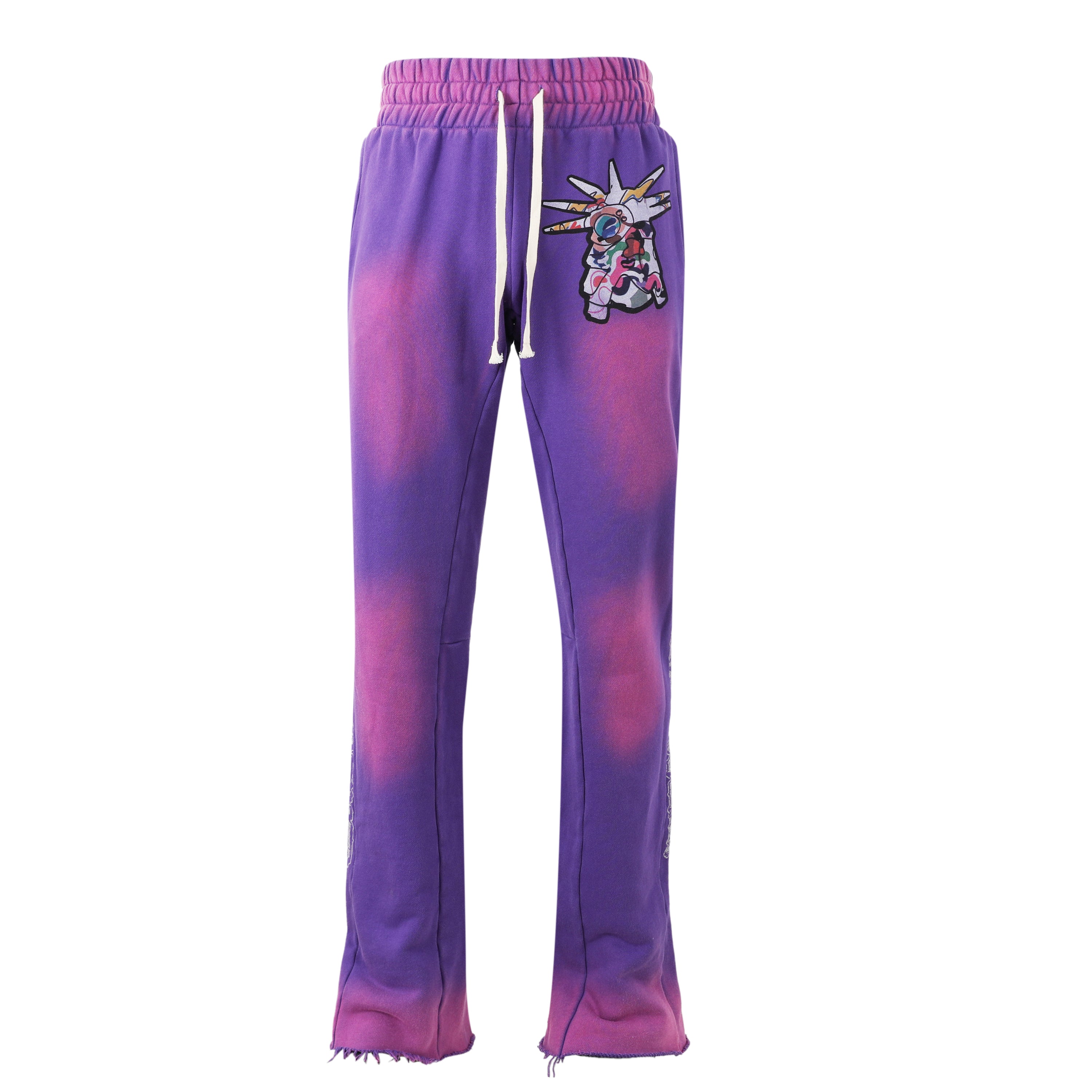 Lost Intricacy x Dntwatchtv Purple Flare Sweats
