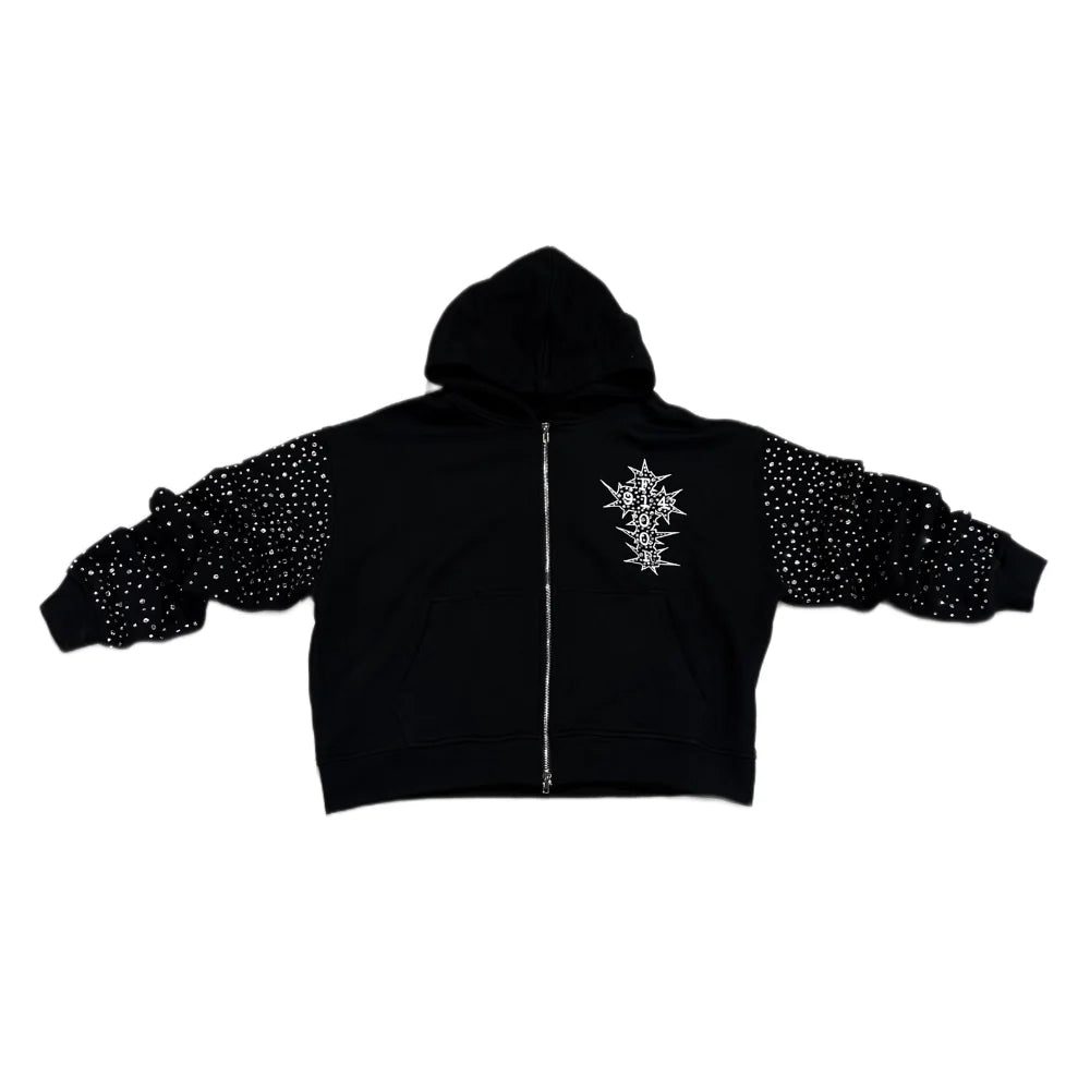 FLR 914 "Black Chromatic" Zip-Up Hoodie