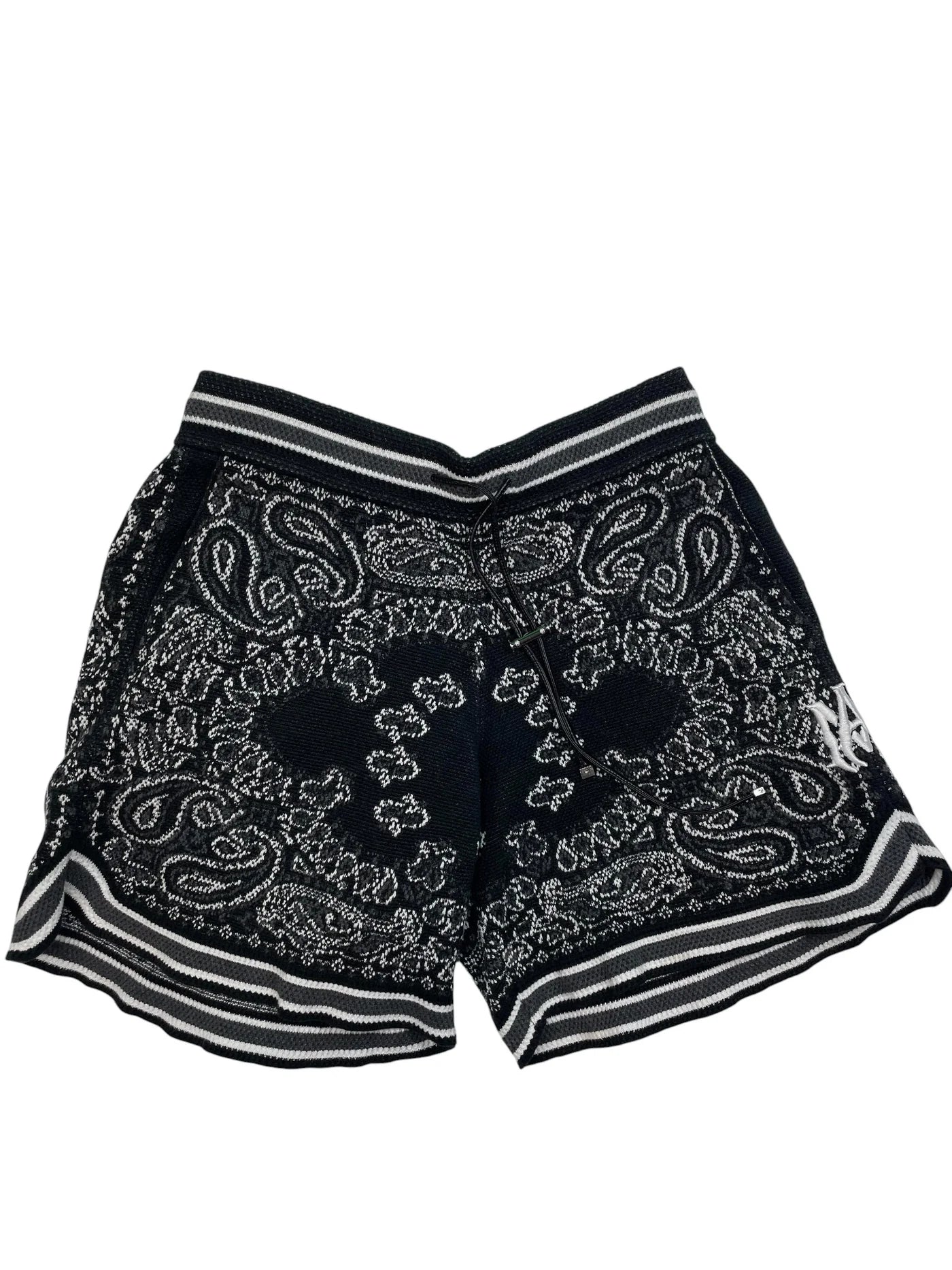 Amiri "Bandana" Black/White Shorts