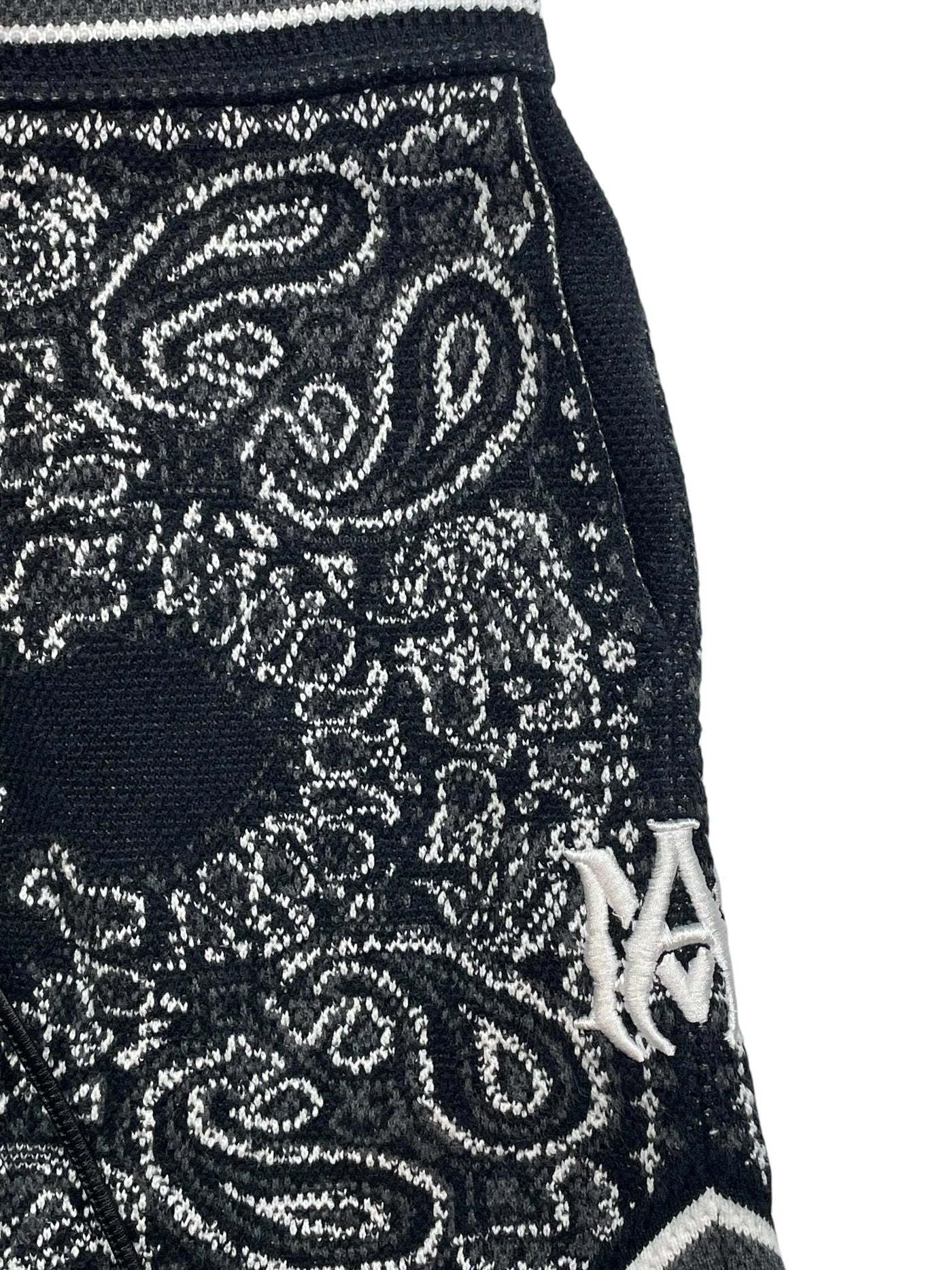 Amiri "Bandana" Black/White Shorts