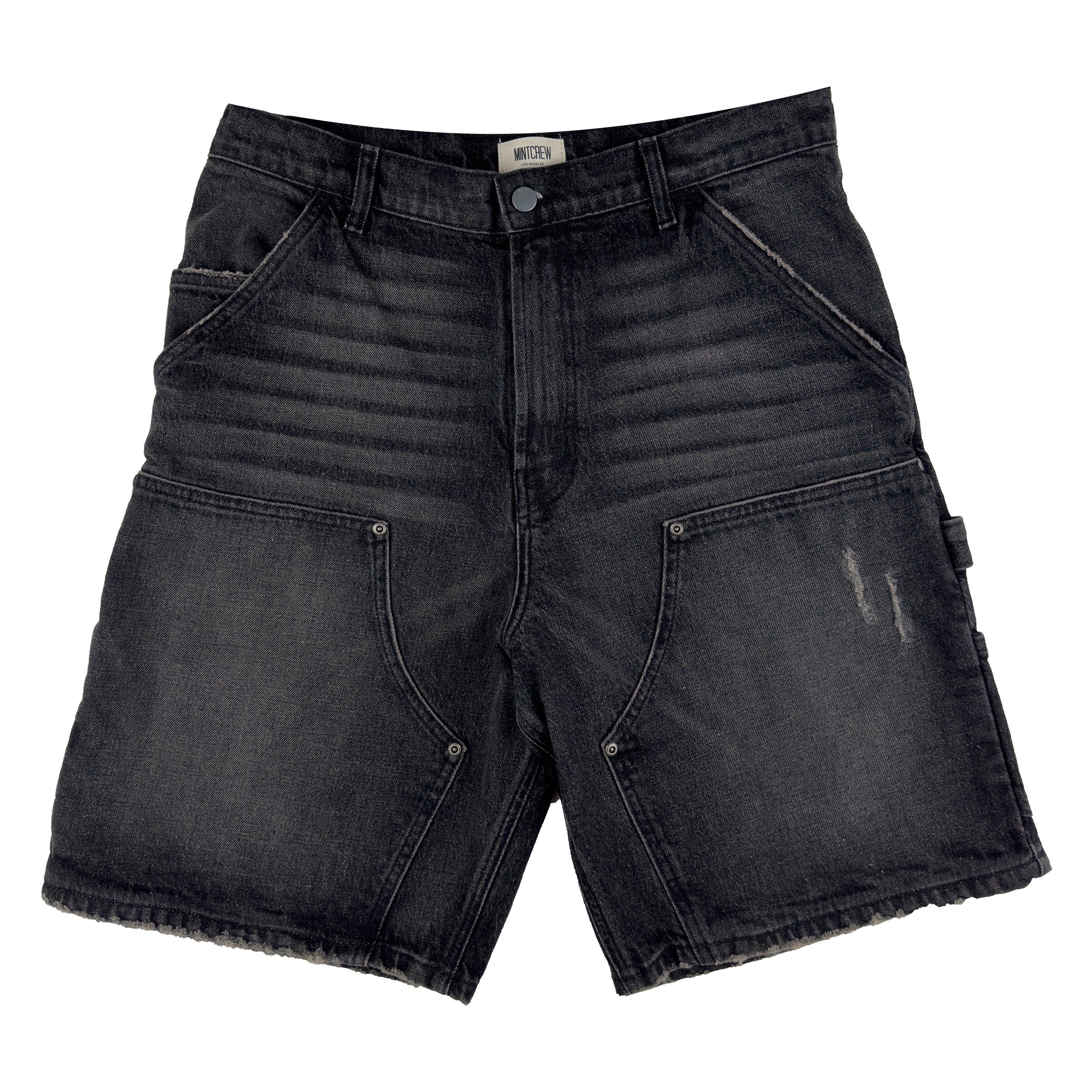 Mint Crew "Basalt Grey Wash" Carpenter Shorts