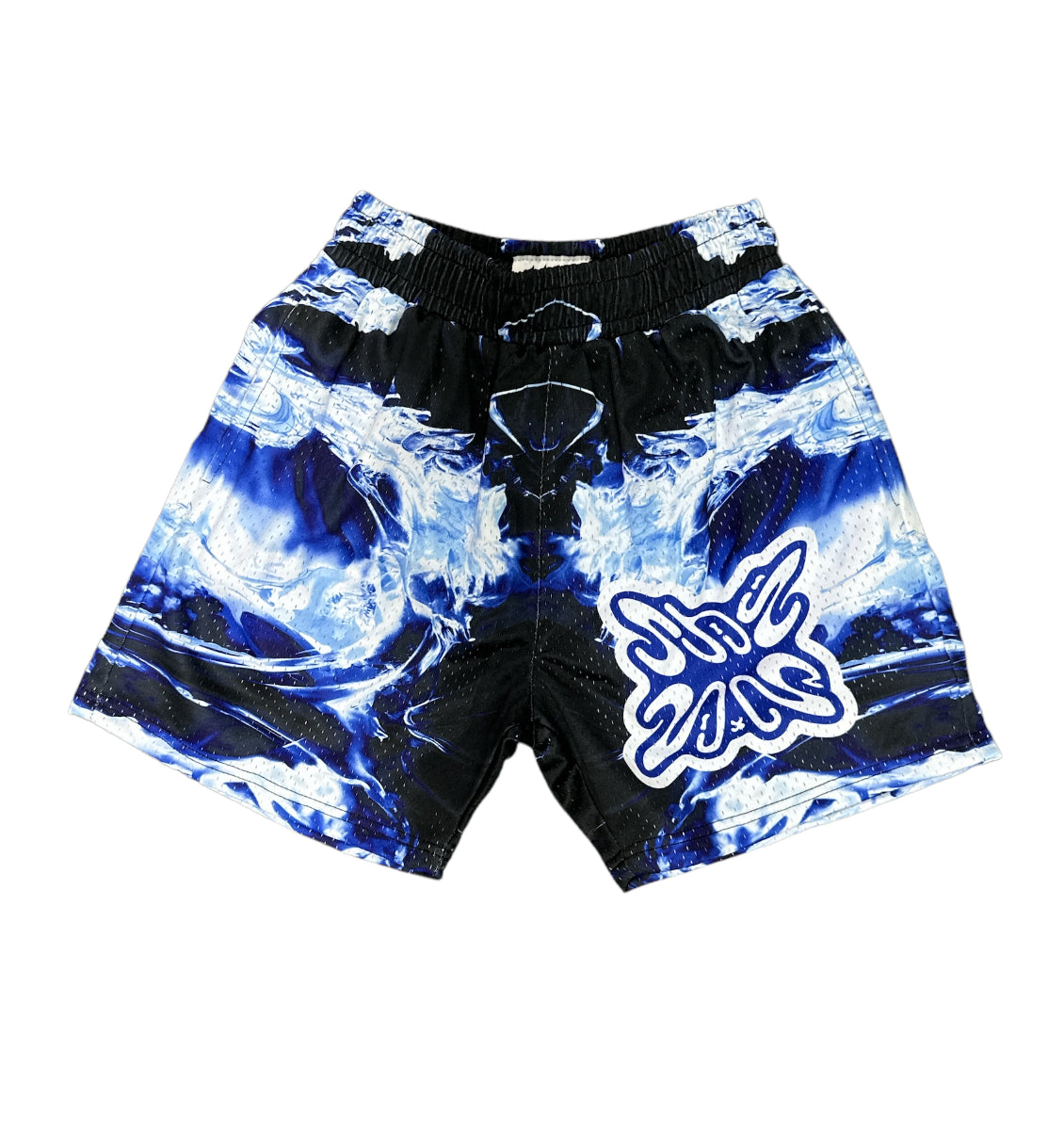 SB Studios Blue/Black Mesh Shorts