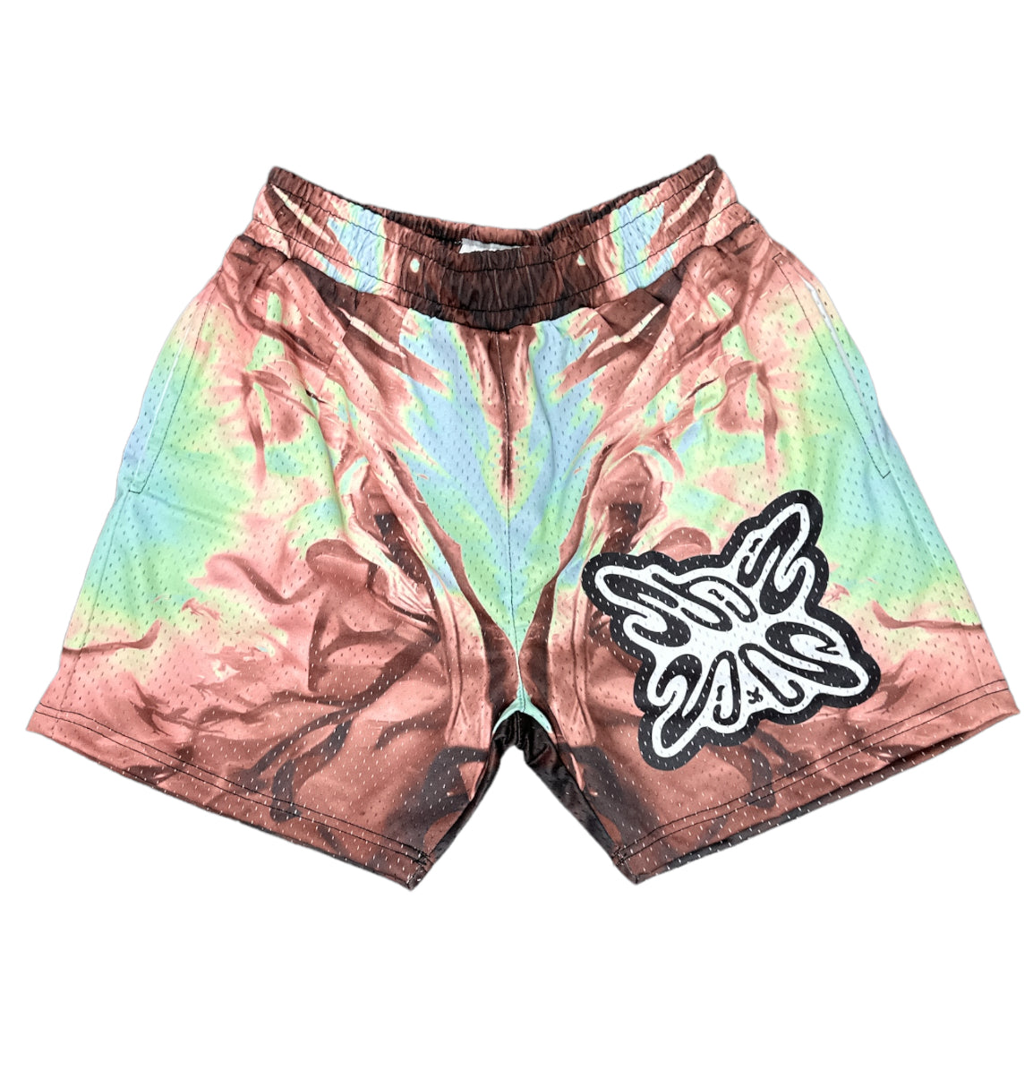 SB Studios Stain Bandz Brown/Oil Mesh Shorts