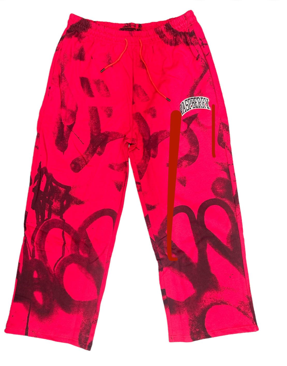 GV Gallery-Raspberry Hills Red Sweatpants