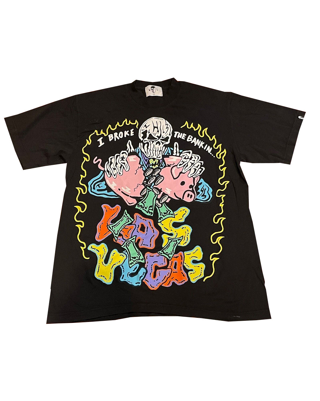 Warren Lotas "Broke The Bank In Vegas" Black Shirt