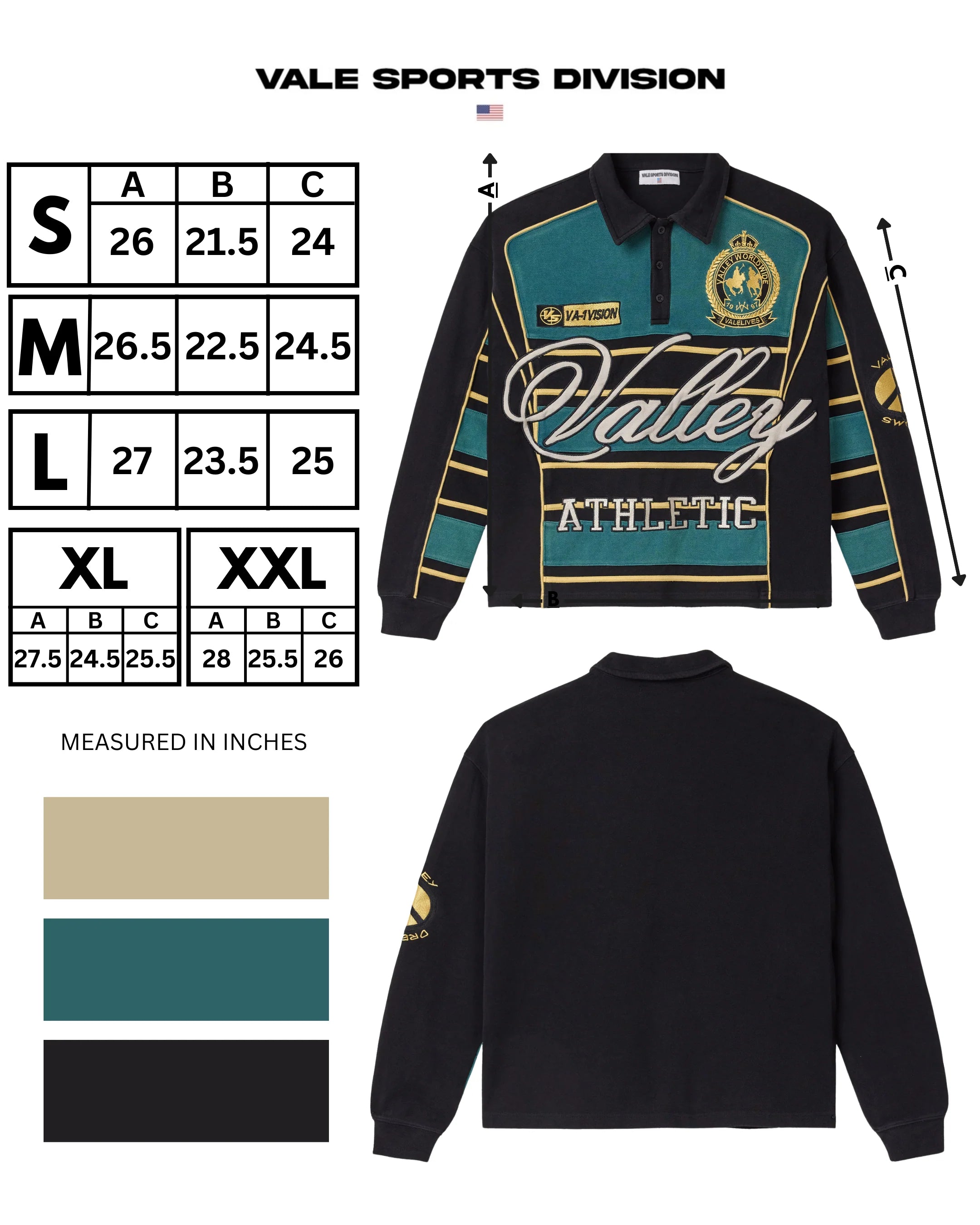 Vale "Laser Rugby" Polo Shirt