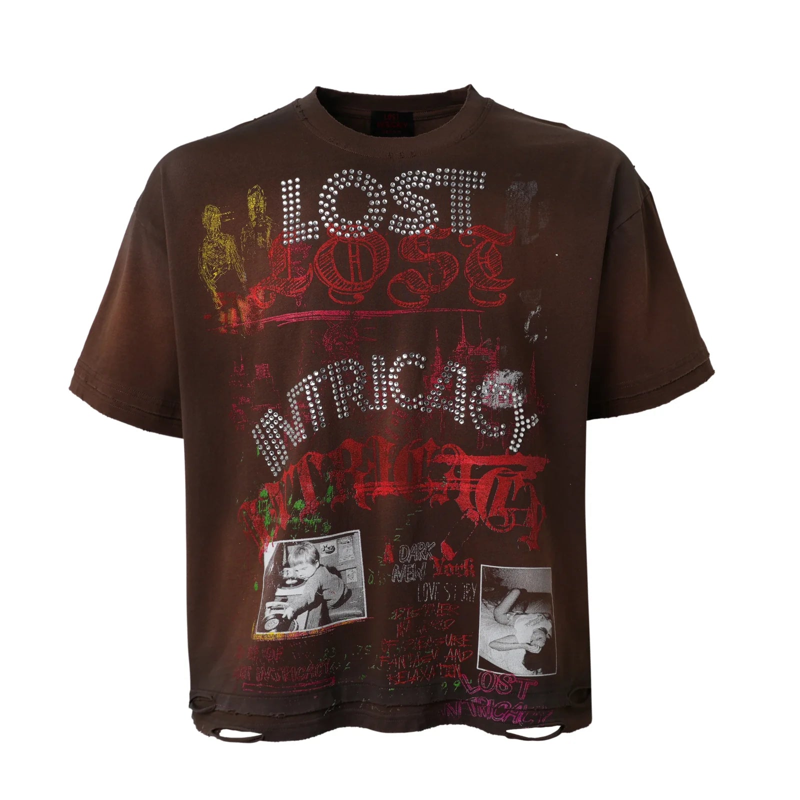 Lost Intricacy "Decay Archive" Brown T-Shirt