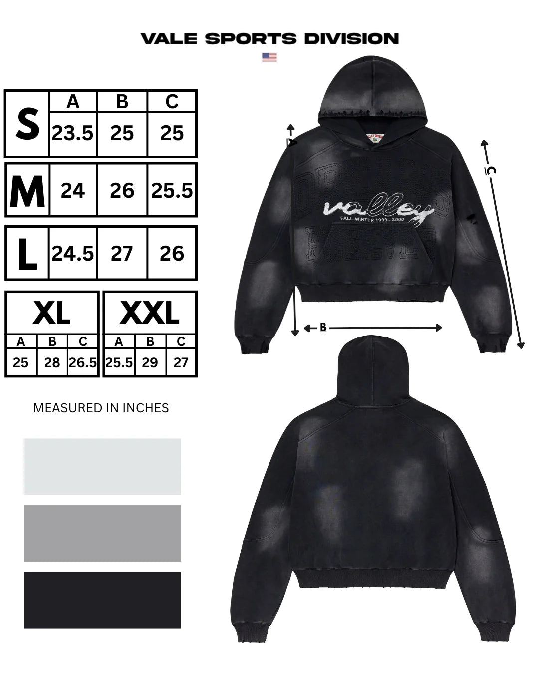 Vale "Midnight" Pullover Hoodie