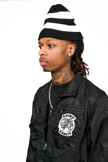 Saint Vanity "Black" Cargo Nylon Jacket