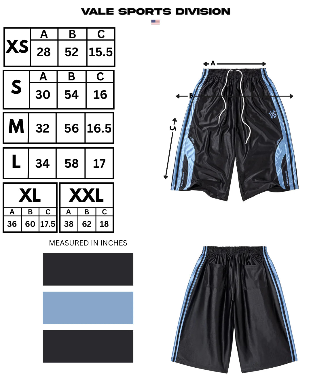 Vale "NYC" 8th Ave Shorts