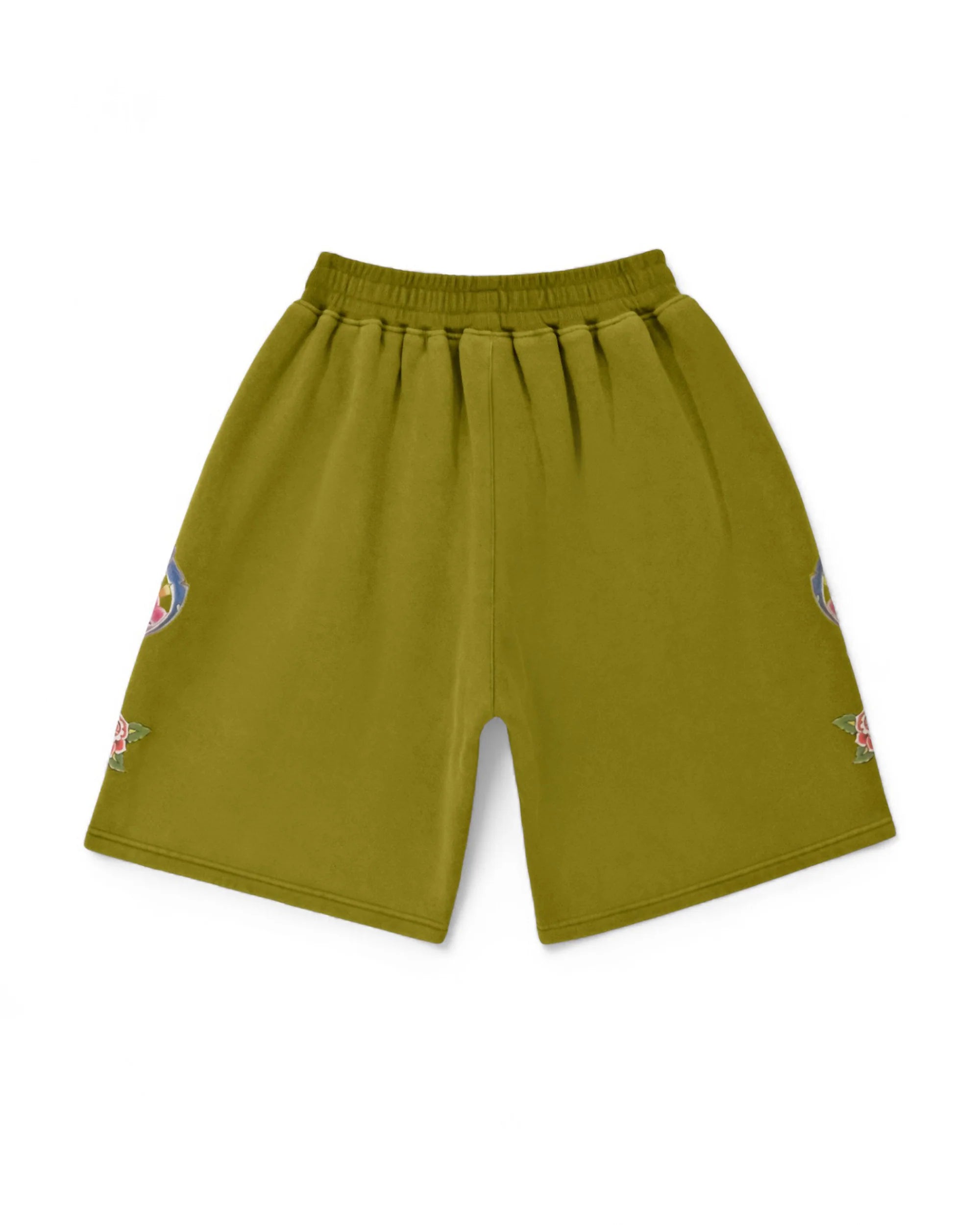 We Are Righteous "Olive Risen King" Cotton Shorts