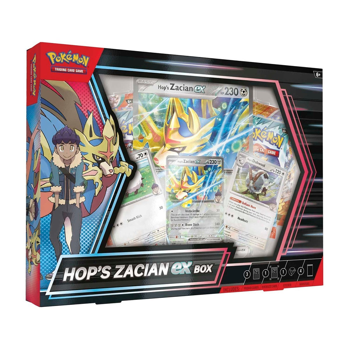 pokemon league booster pack Pokemon "Hop's Zacian ex" Box