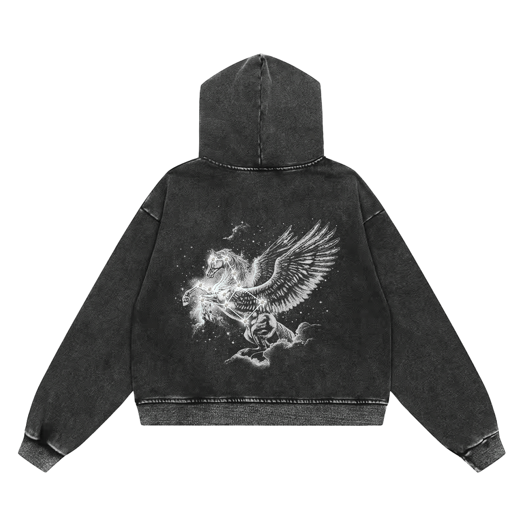 Floor 914 "Wings" Zip-Up Hoodie