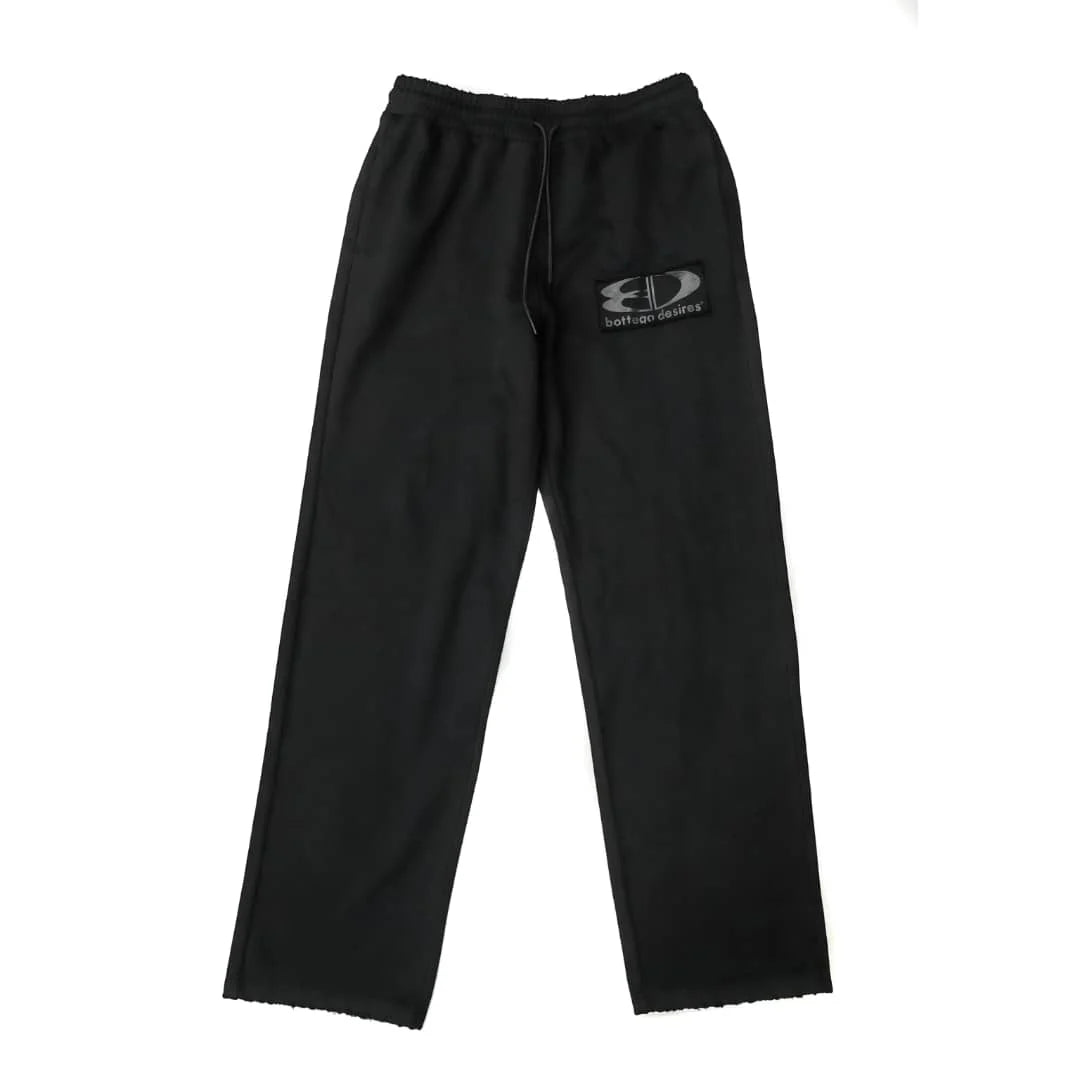 Bottega Desires "Tech" Black Sweatpants