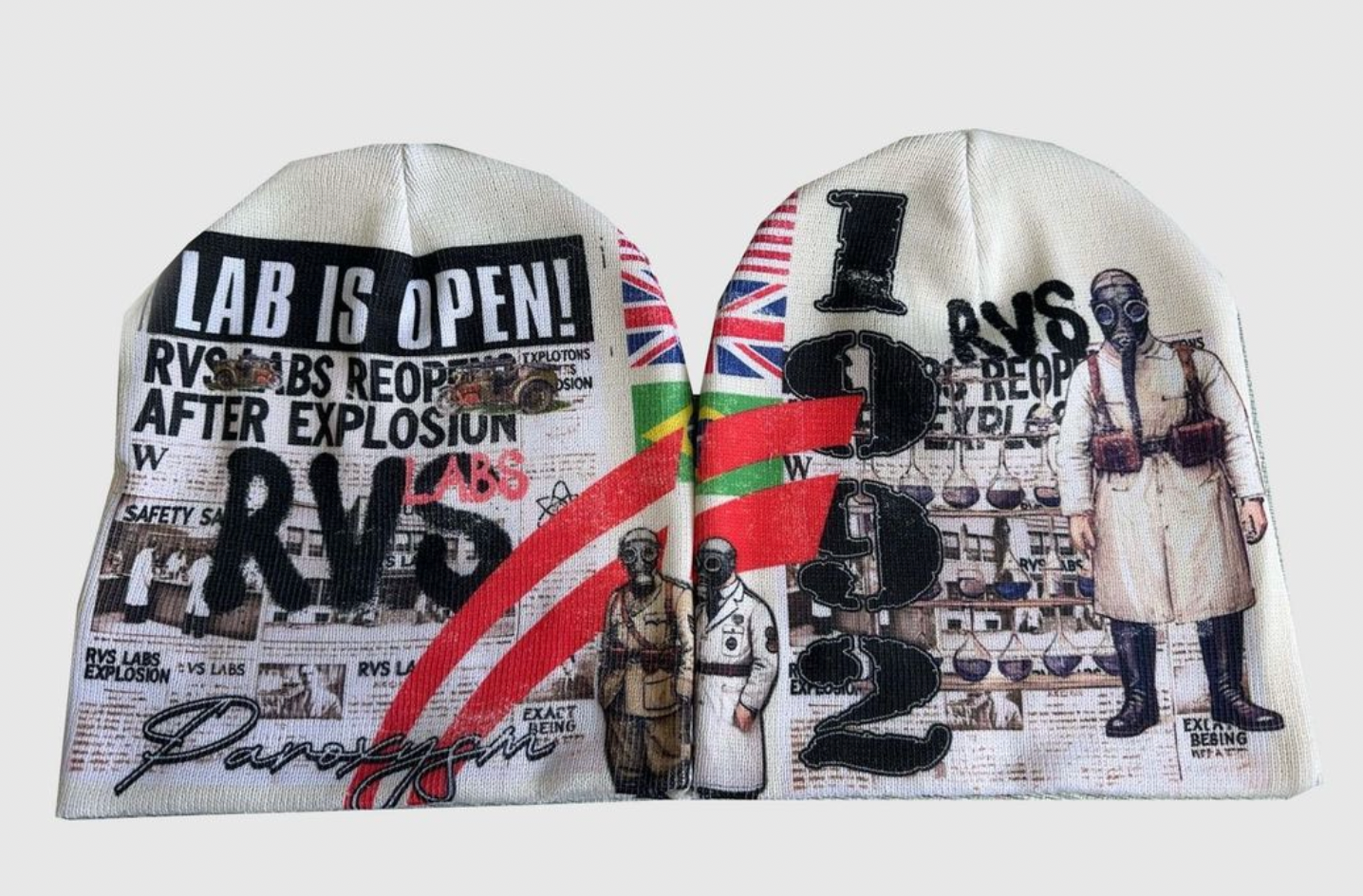 RVS Labs "Article" White Beanie