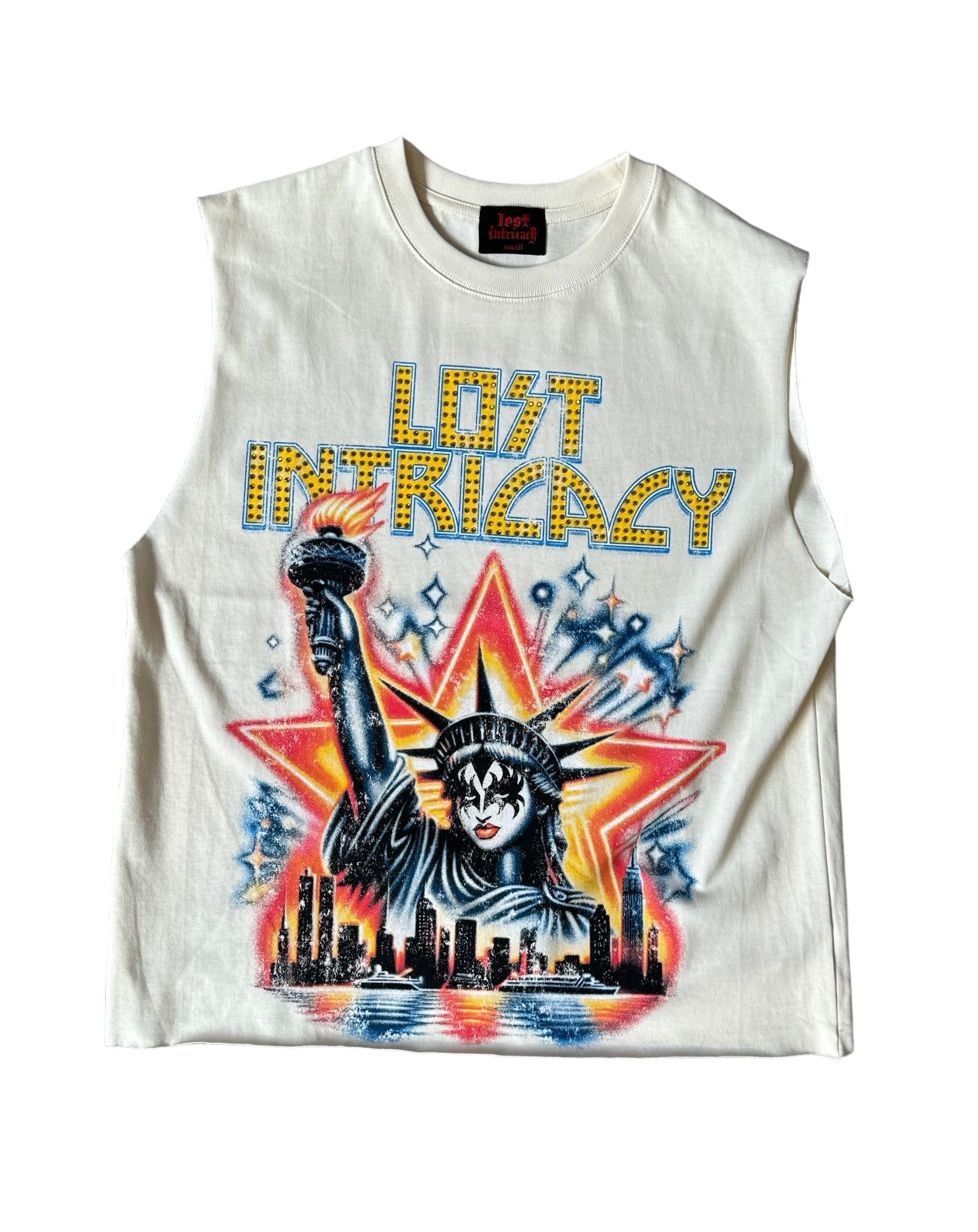 Lost Intricacy "Kiss Liberty" Sleeveless T-Shirt
