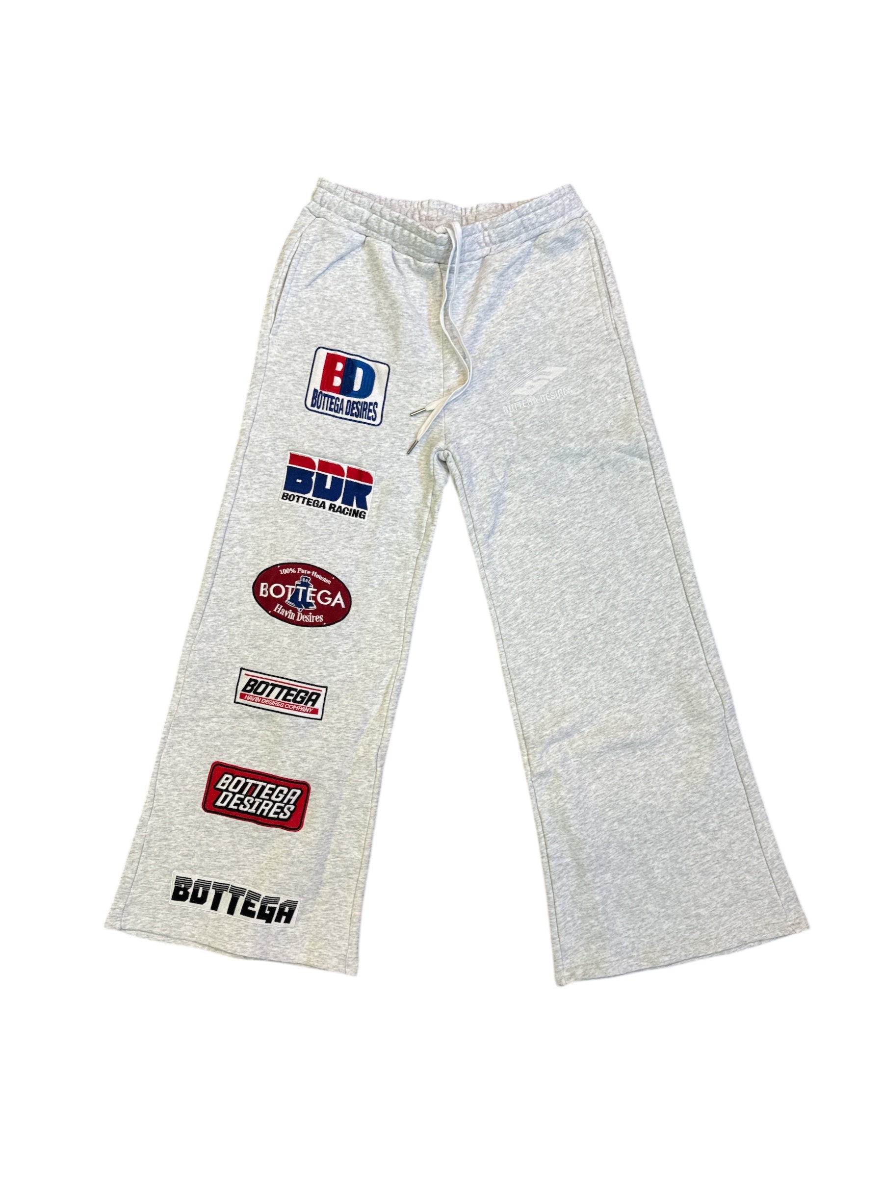 Bottega Desires "Logos" Grey Sweatpants