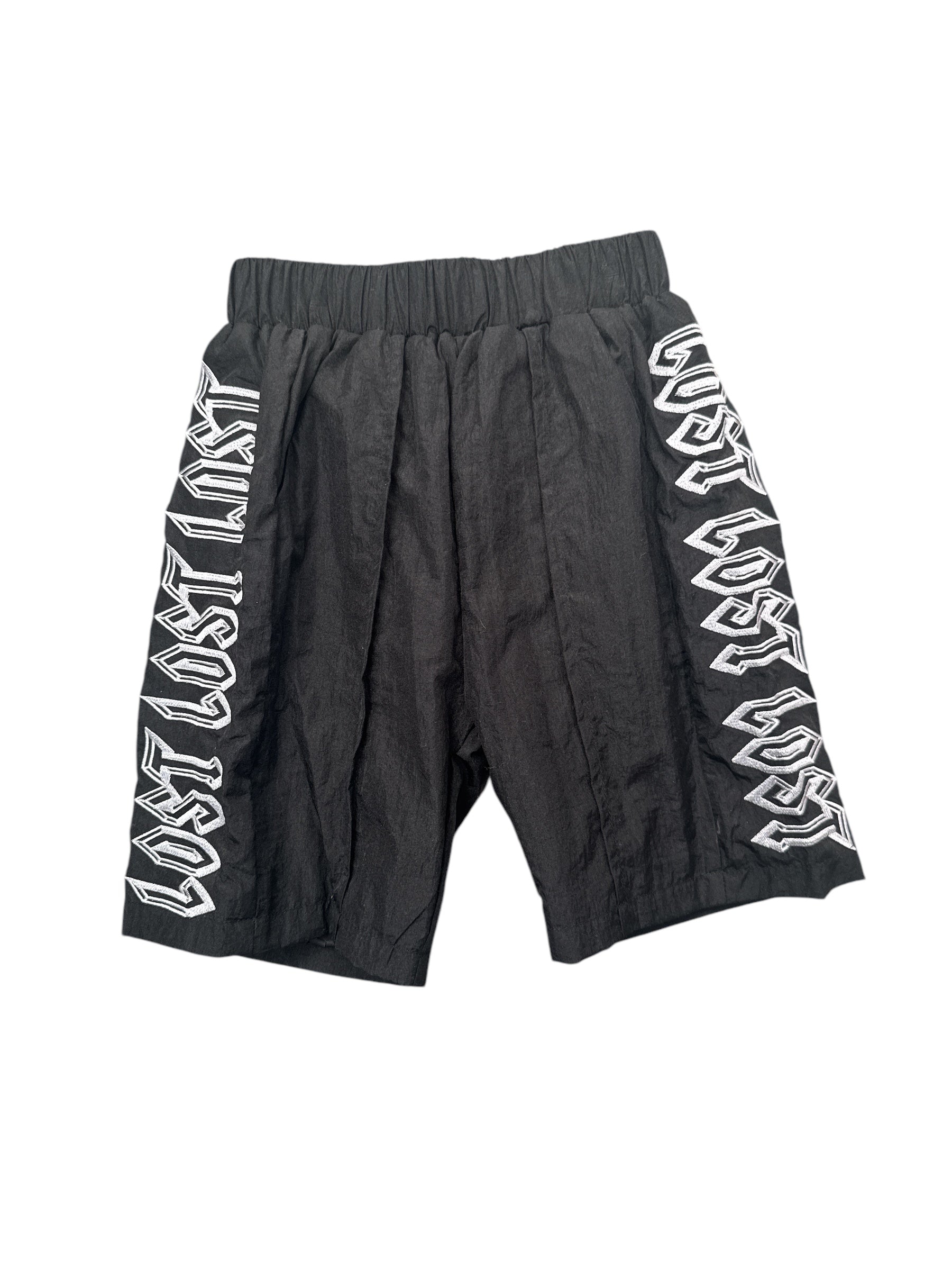 Kids Lost Intricacy Black/Silver Track Shorts