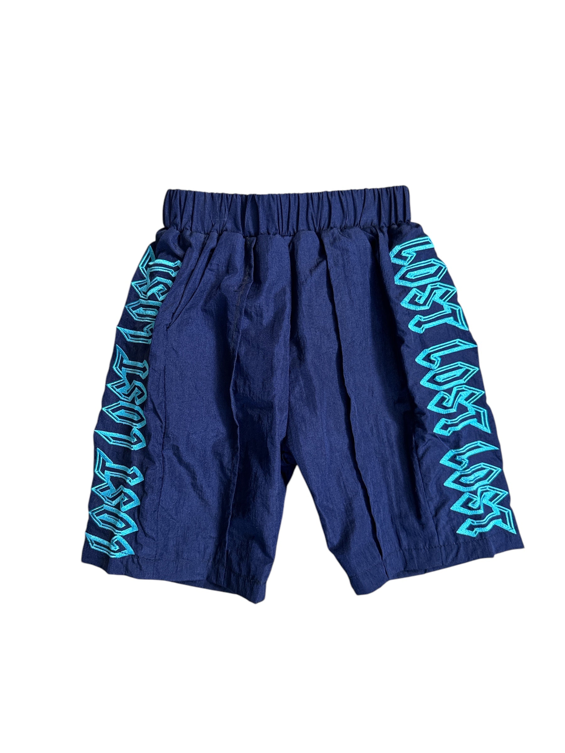 Kids Lost Intricacy Blue/BabyBlue Track Shorts