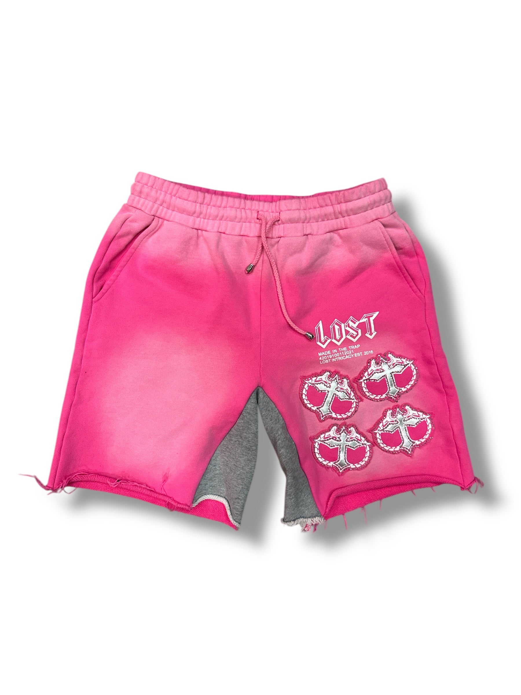 Lost Intricacy "Pink" Cotton Shorts