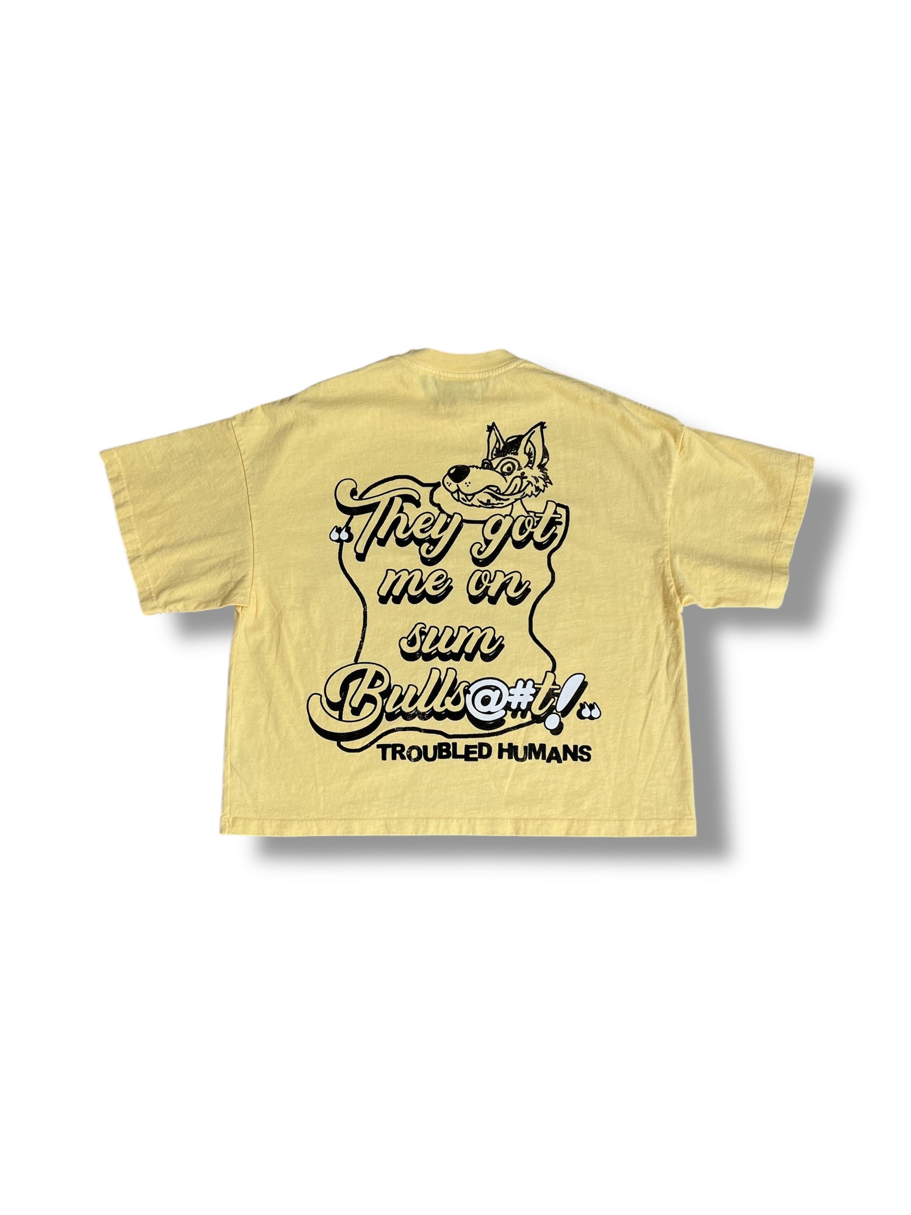 Troubled Humans "Bail Bonds" Yellow T-Shirt