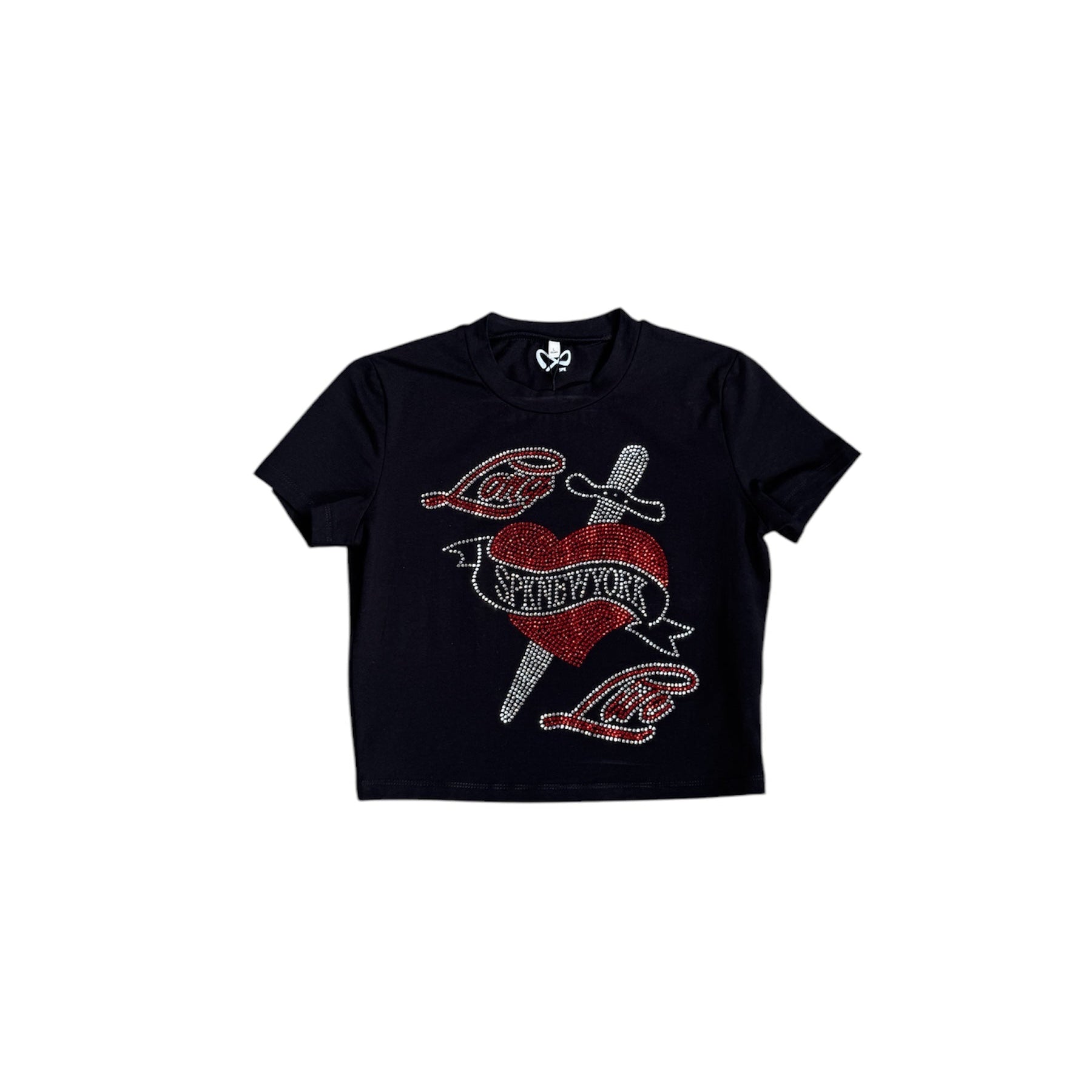 SPKNY "Daggered Heart" Crop Top