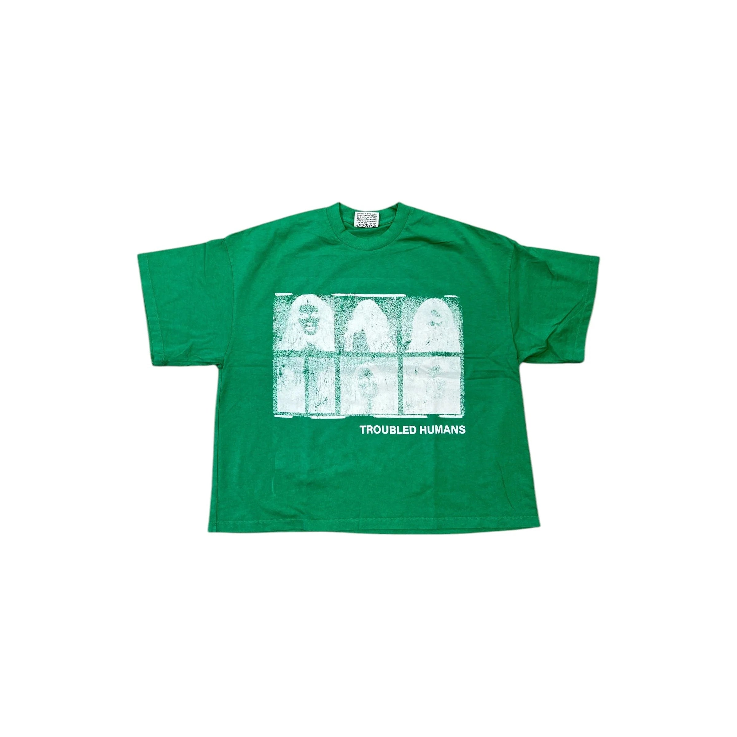 Troubled Humans "Out On Bail" (Green) T-Shirt