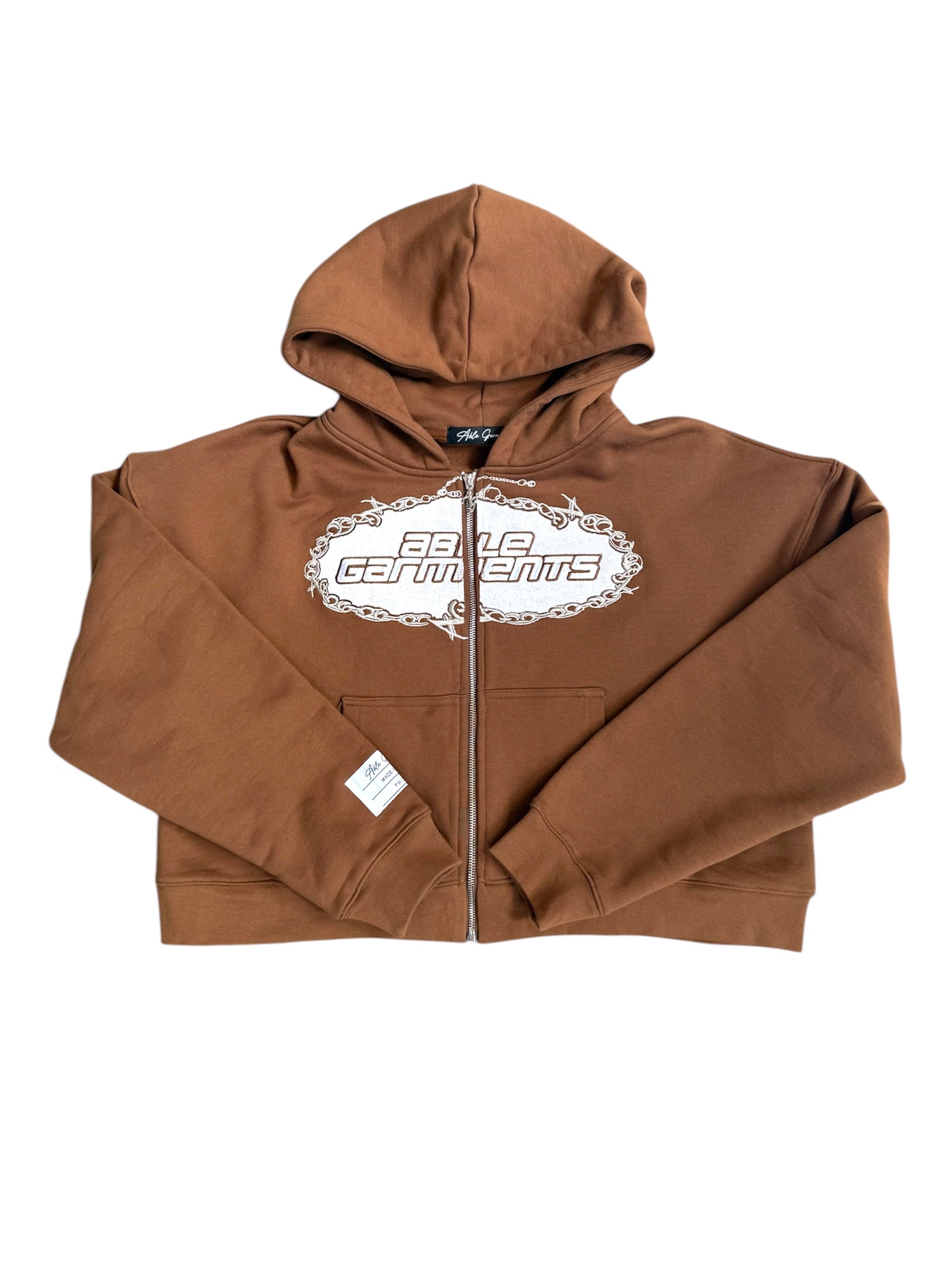 Able Garments "Chain Link" Hoodie (Brown) MENS