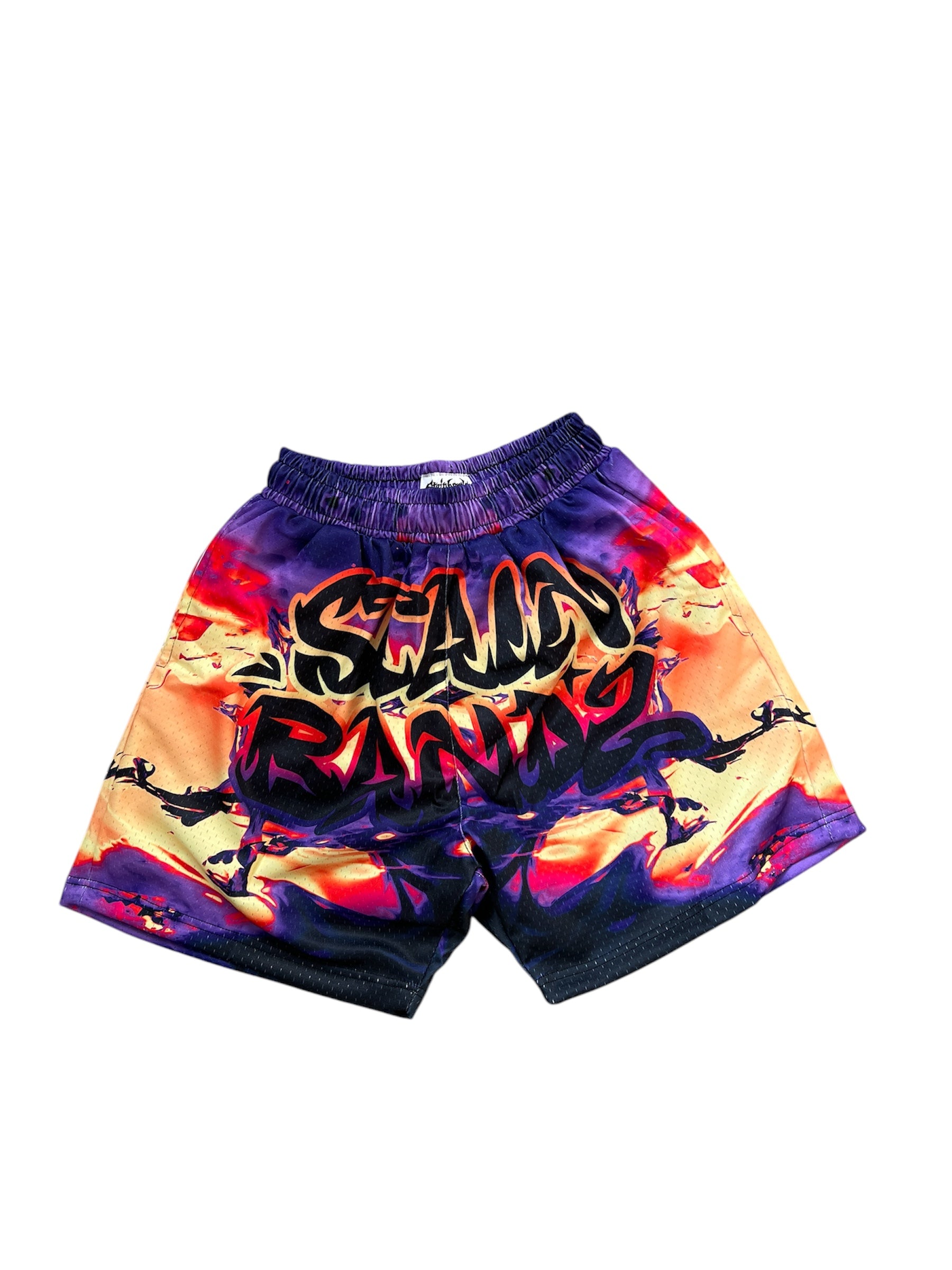 SB Studios V2 Purple/Yellow Mesh Shorts