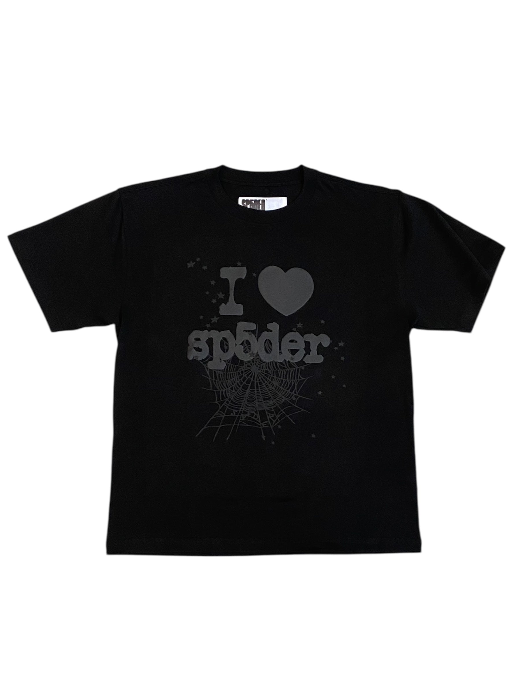 Sp5der "I Love Sp5der" OG Phantom Black T-Shirt