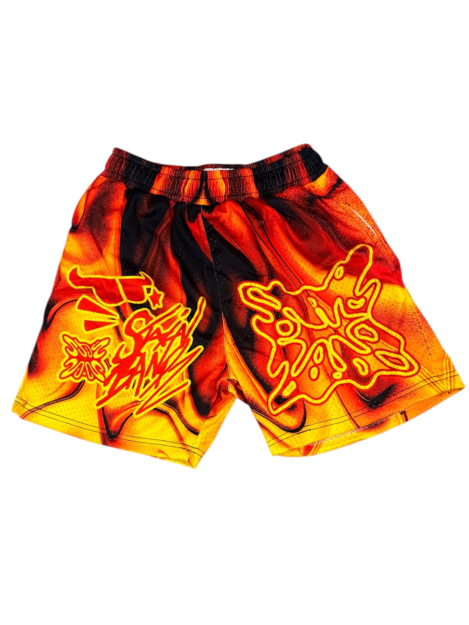 SB Studios "Fire Red" V4 Mesh Shorts