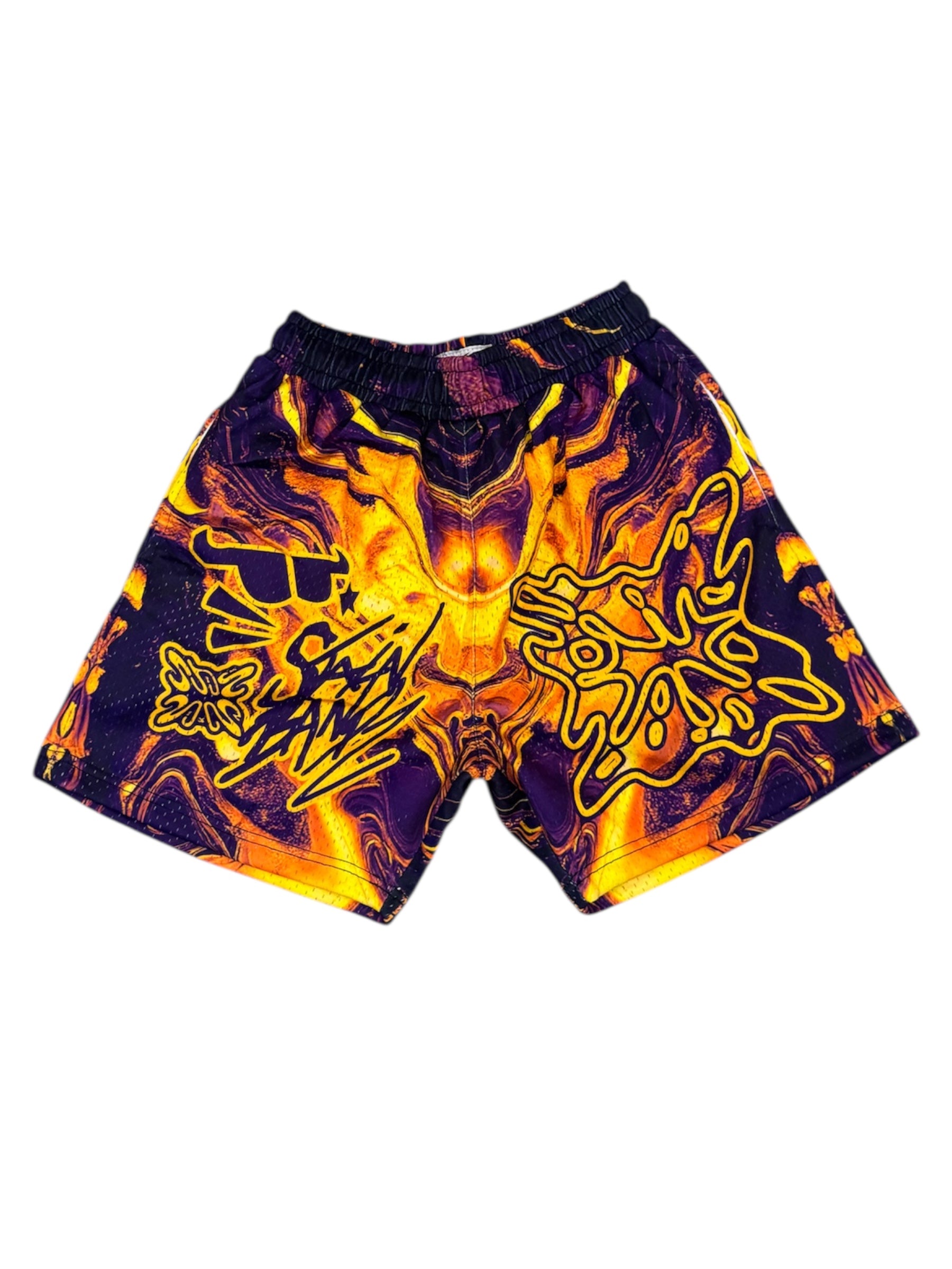SB Studios "Purple Yellow" V4 Mesh Shorts