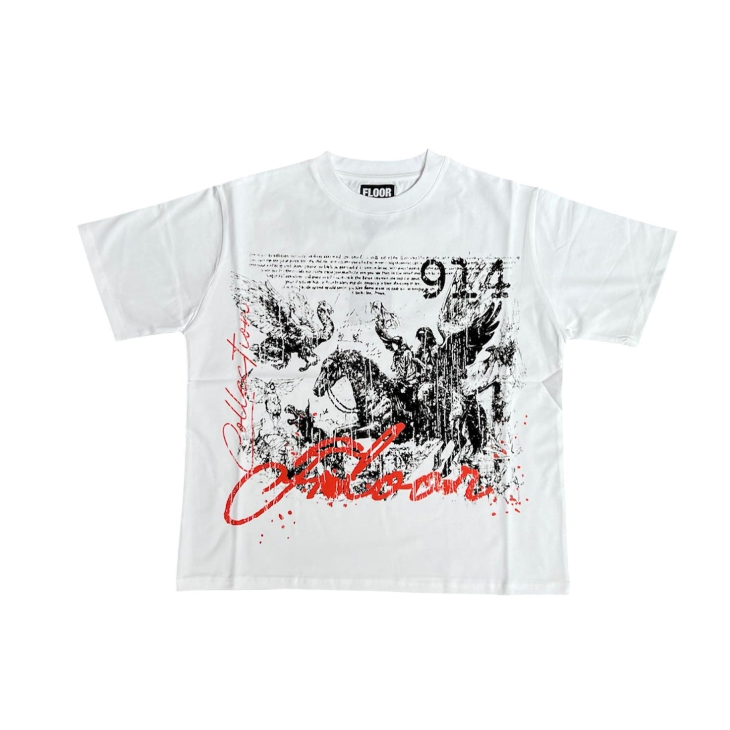 FLR 914 "Mythic Rider" White T-Shirt