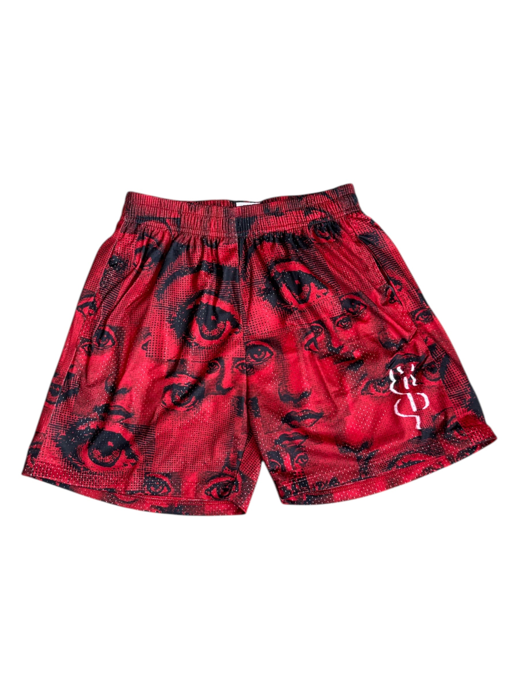Just Pierre "Red" Mesh Shorts