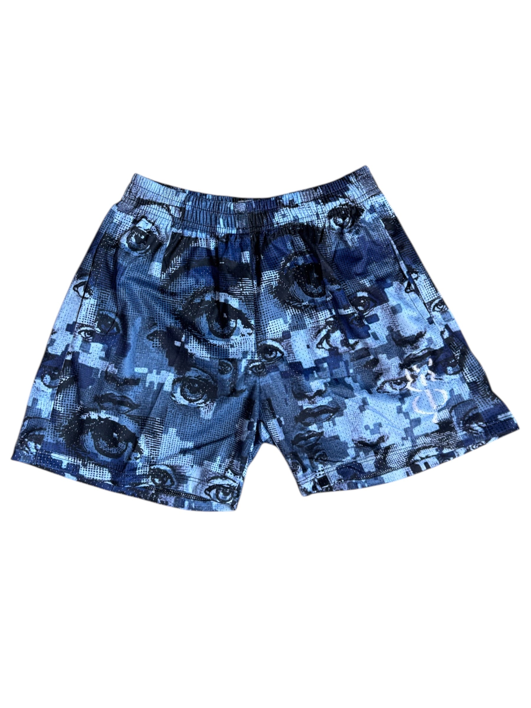 Just Pierre "Frost Blue" Mesh Shorts