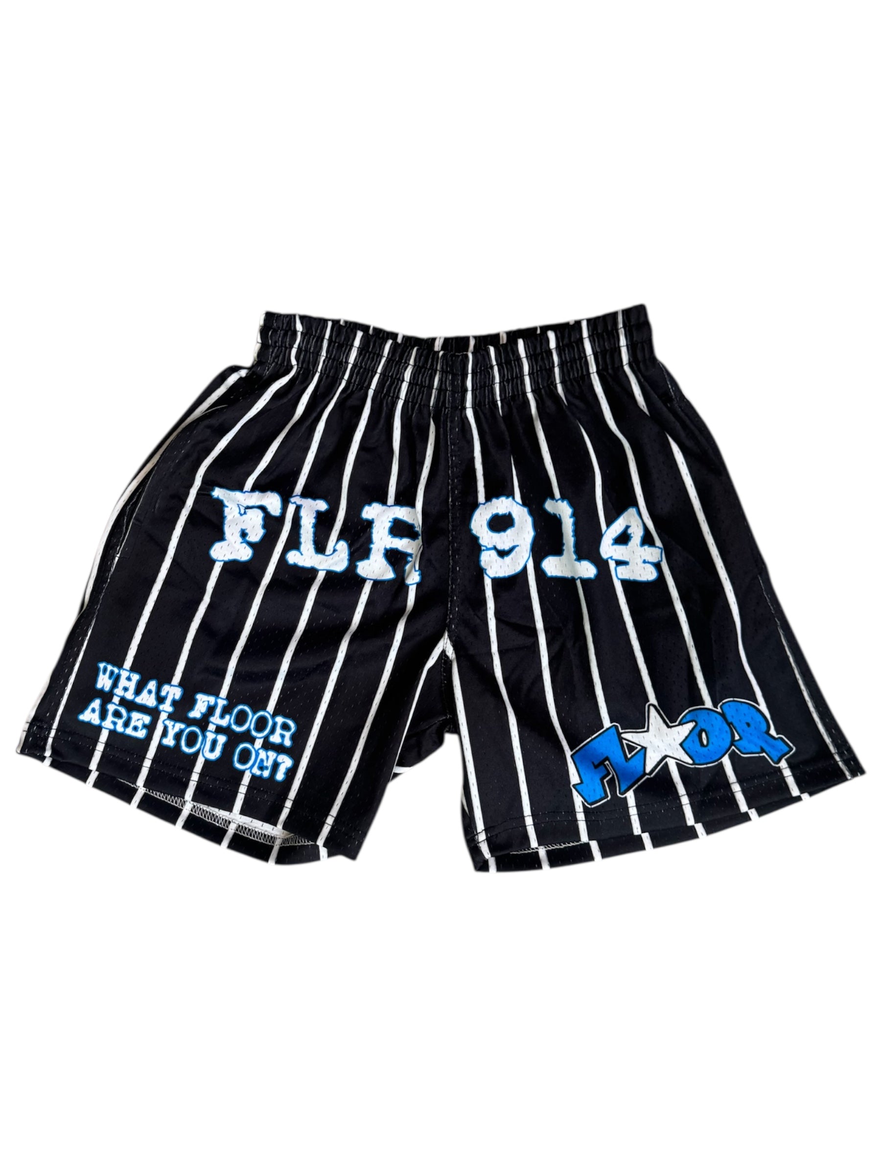 FLR 914 "Magic" Black Mesh Shorts