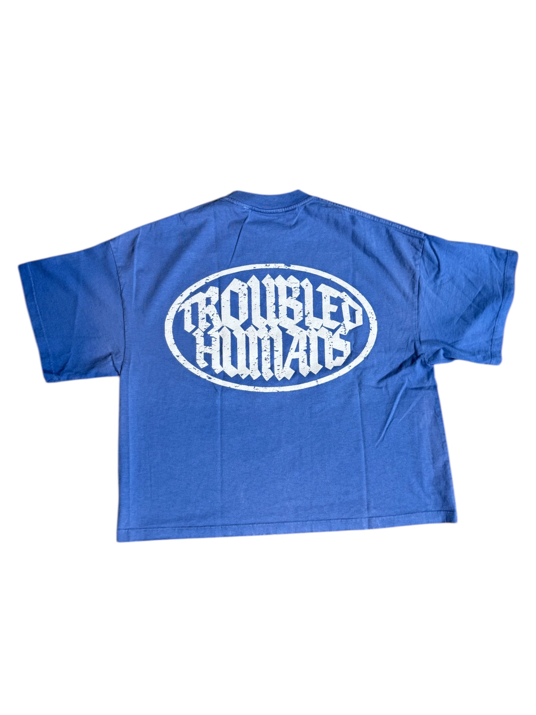 Troubled Humans "C*caine Crybaby" Blue T-Shirt