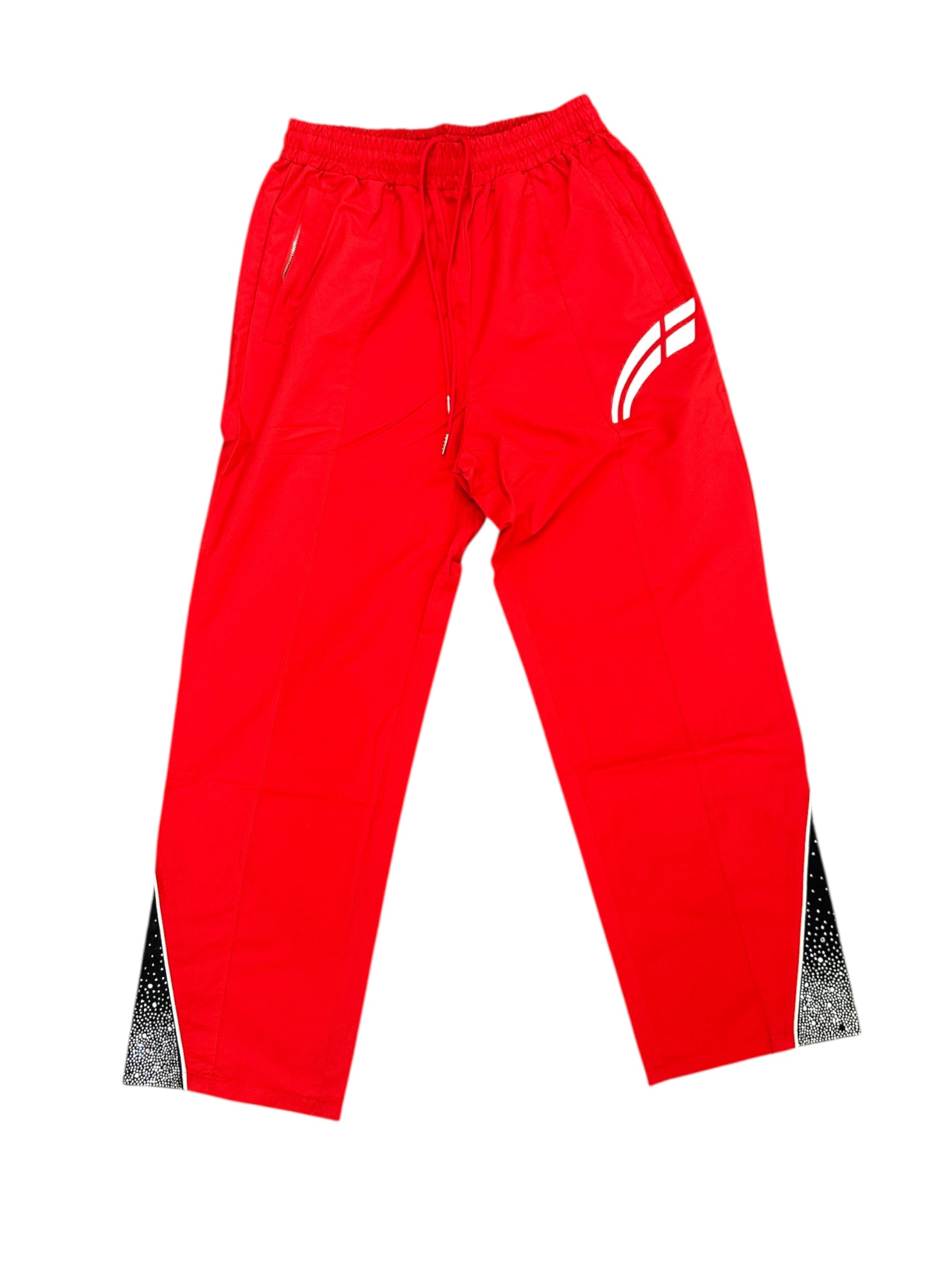 RVS Labs "Astral" Red/Black Windbreaker Pants