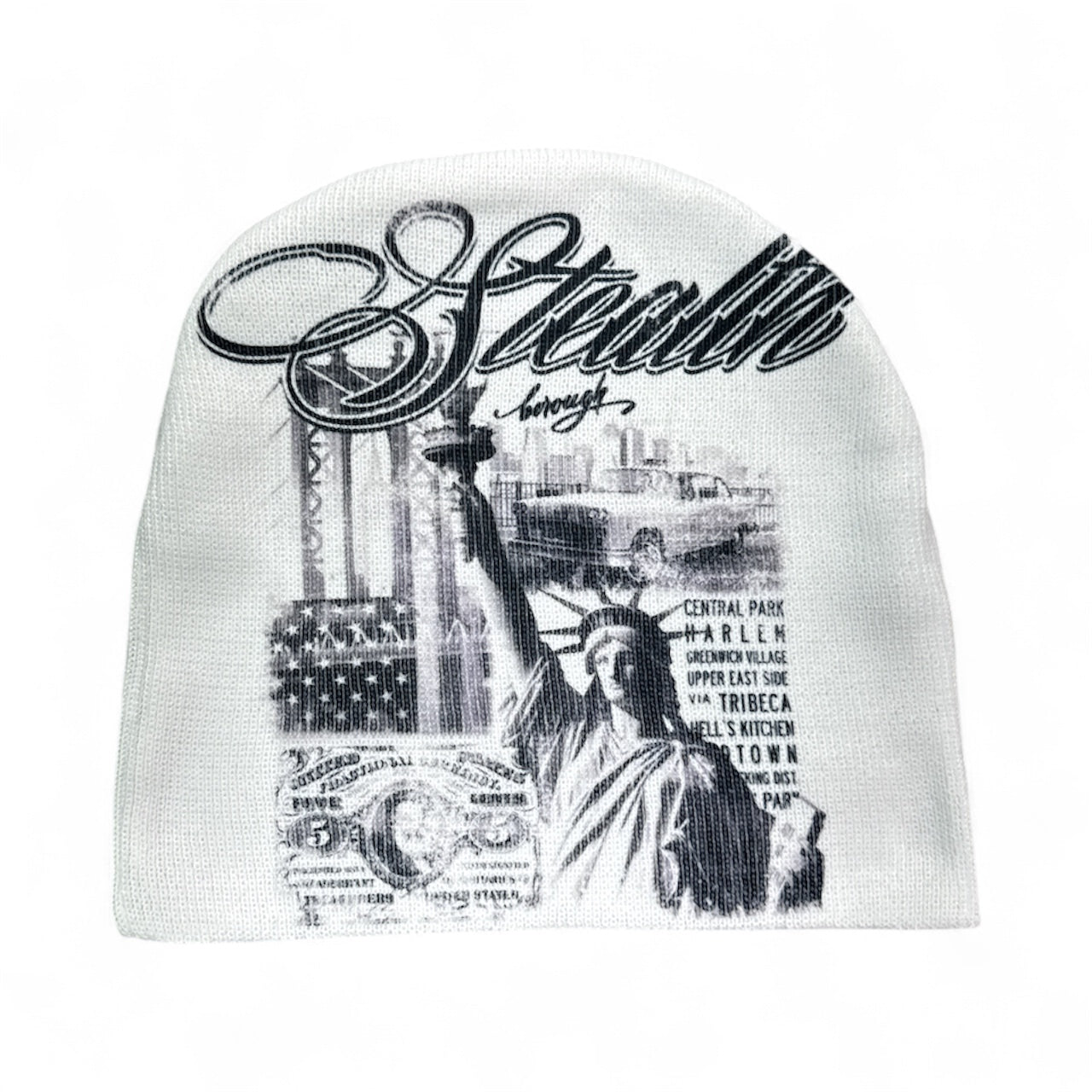 Stealth "Liberty" White Beanie
