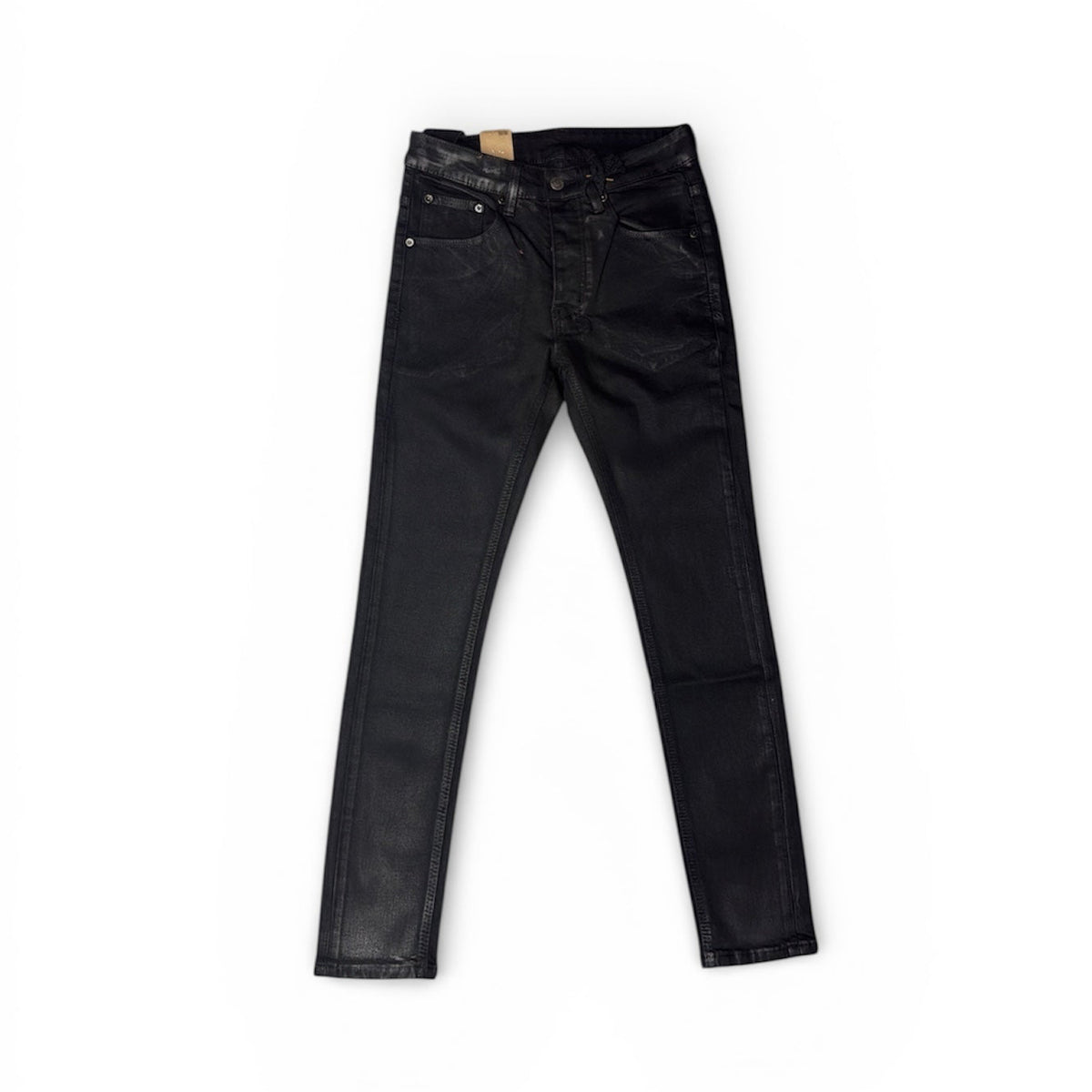 KSUBI Black Wax Jeans