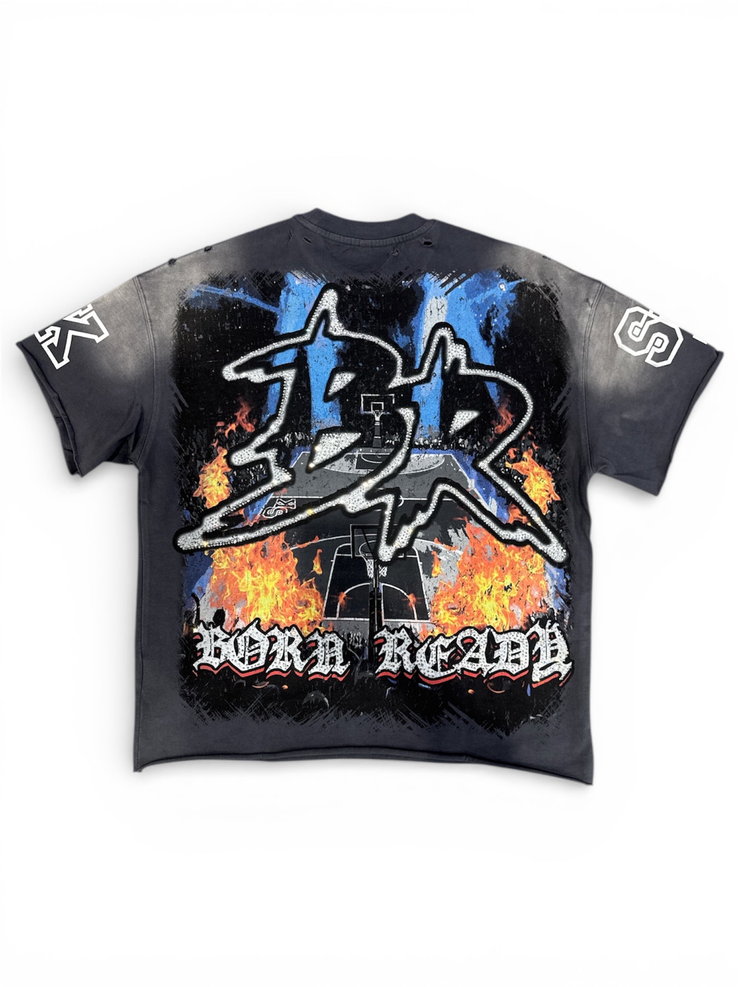 SwaggKamp x Born Ready Rhinestone T-Shirt