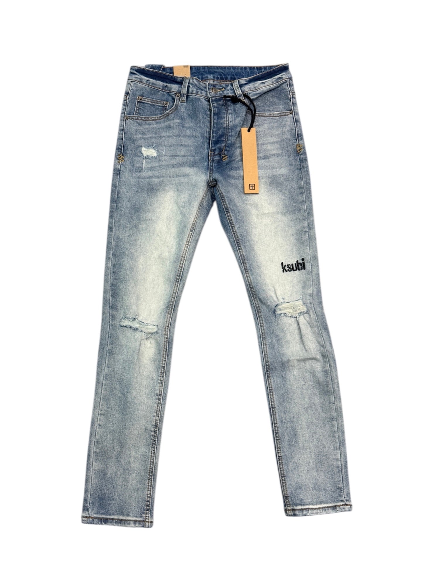 KSUBI "Embroider Knee" Jeans