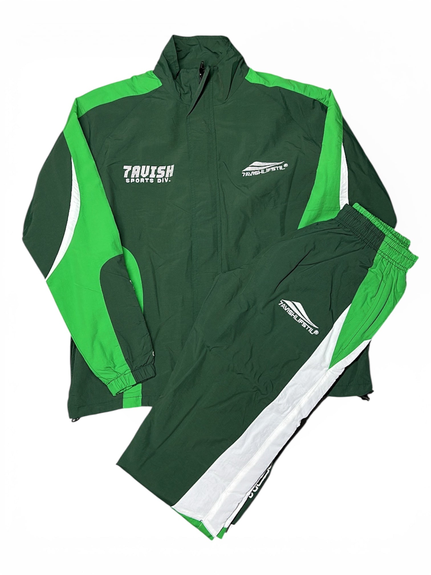 7avish "Green" Sports Full Track Set