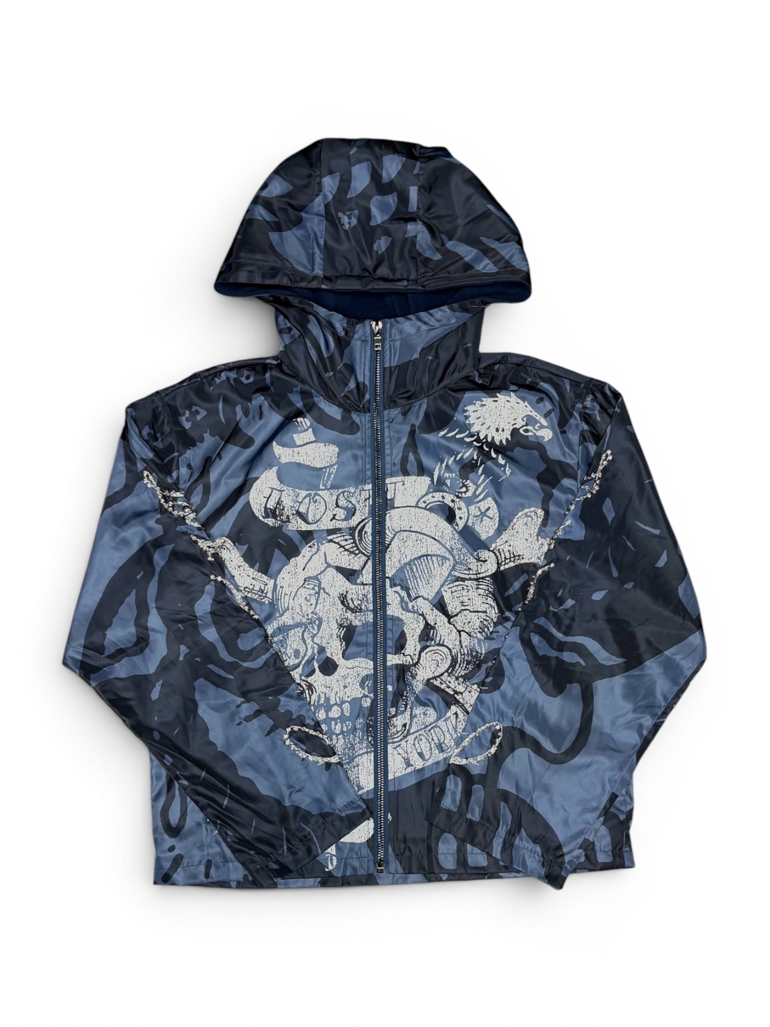 Lost Intricacy "Tiger Ed Hardy" Blue Nylon Full Set