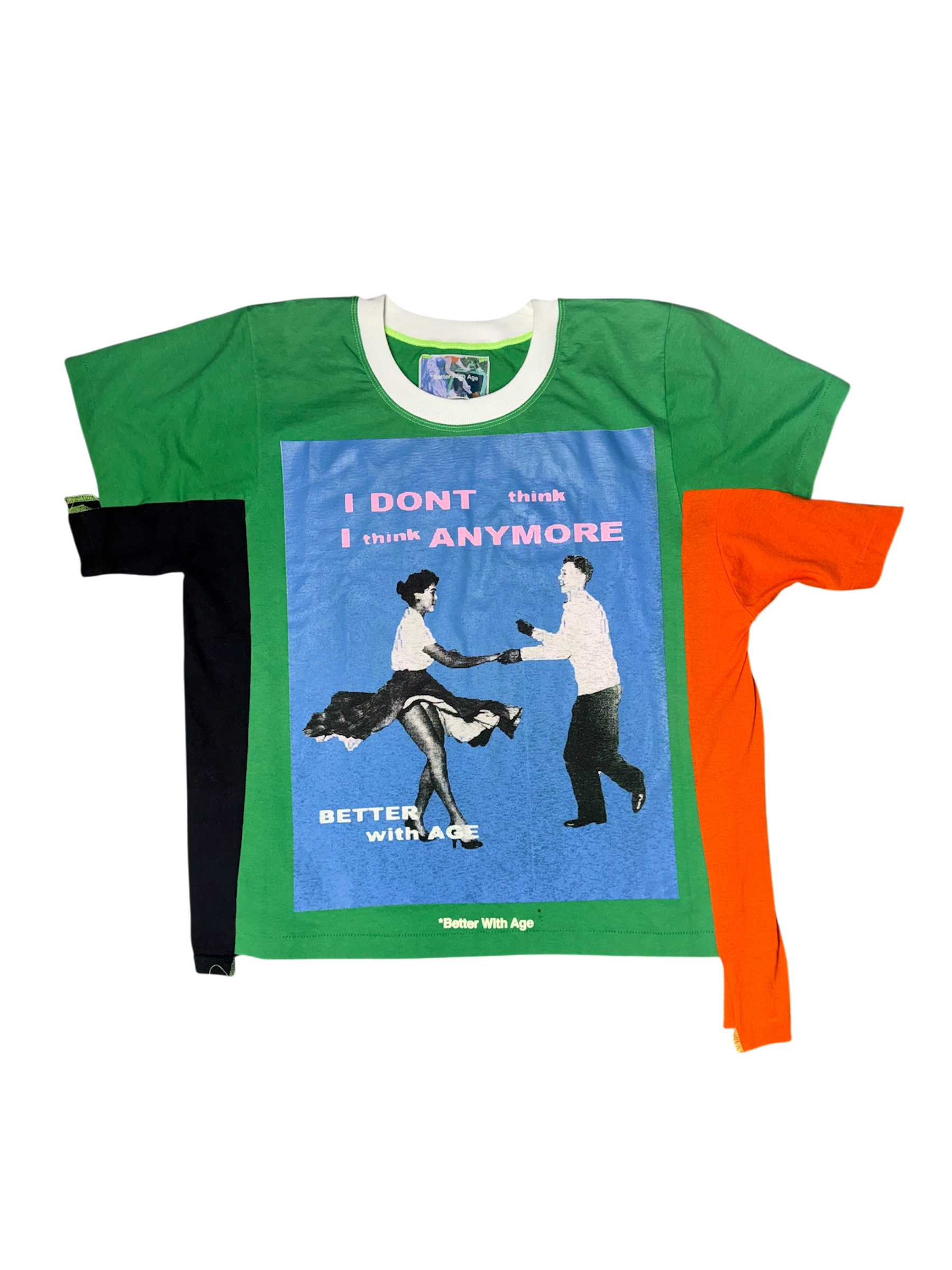 Better With Age "Jimmy 3 Panel" Green T-Shirt