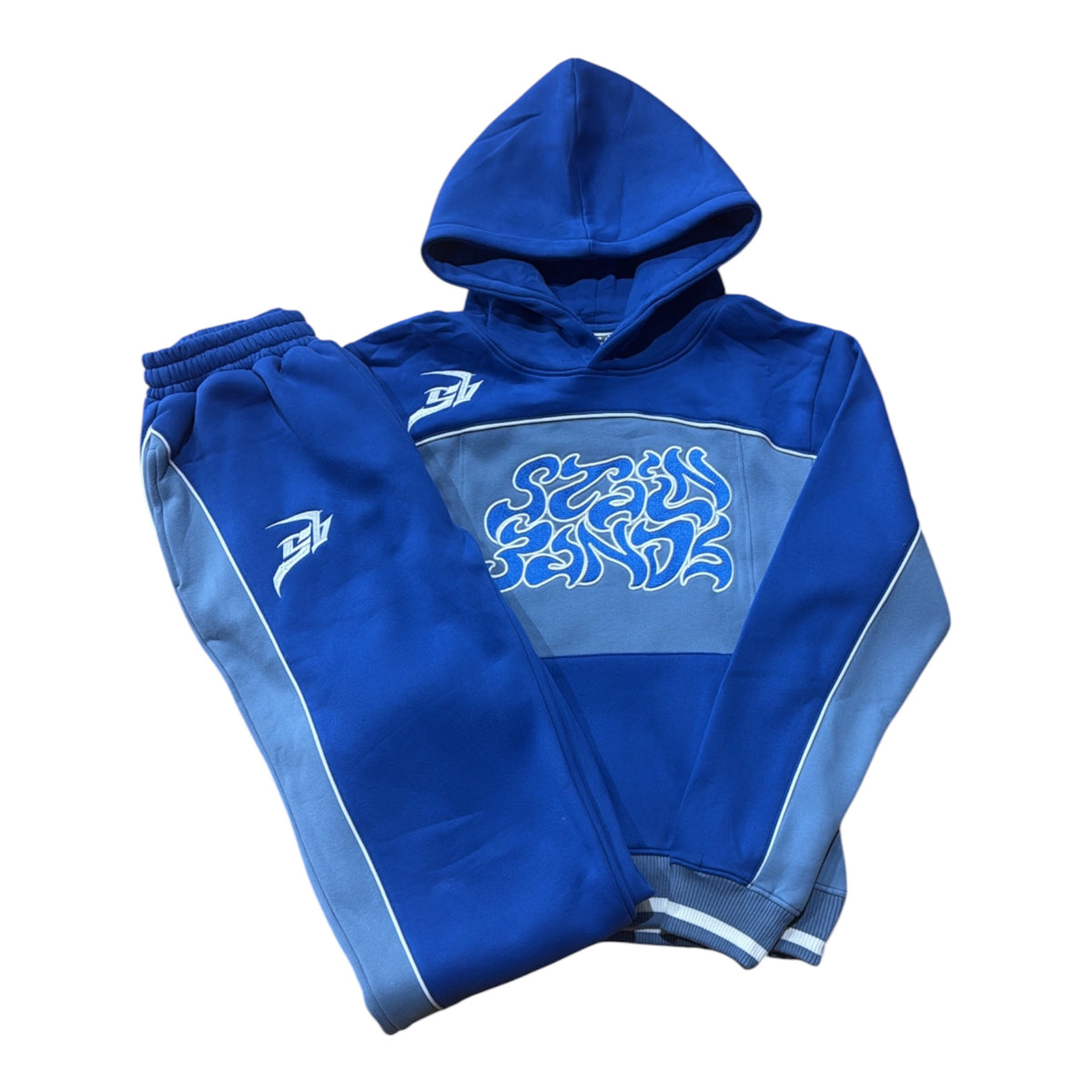 SB Studios "Panel" Blue Full Sweatsuit