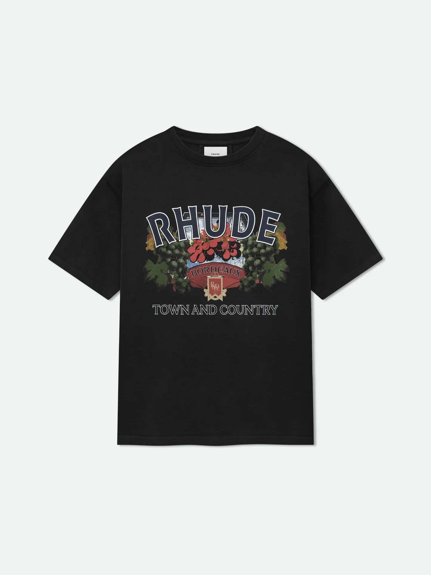Rhude "Town And Country" Black T-Shirt