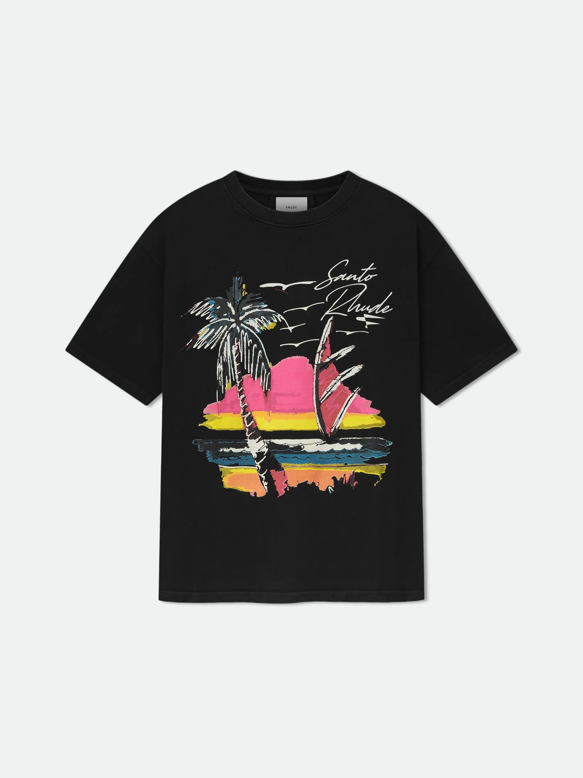 Rhude "Saint-Rhude" Black T-Shirt